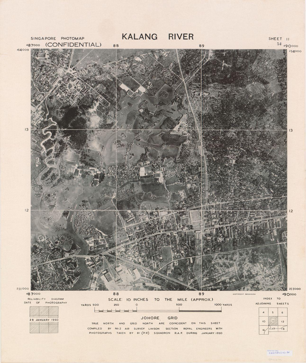 Singapore Photomap Kalang (Kallang) River