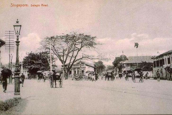Selegie Road in 1912. Source: NAS