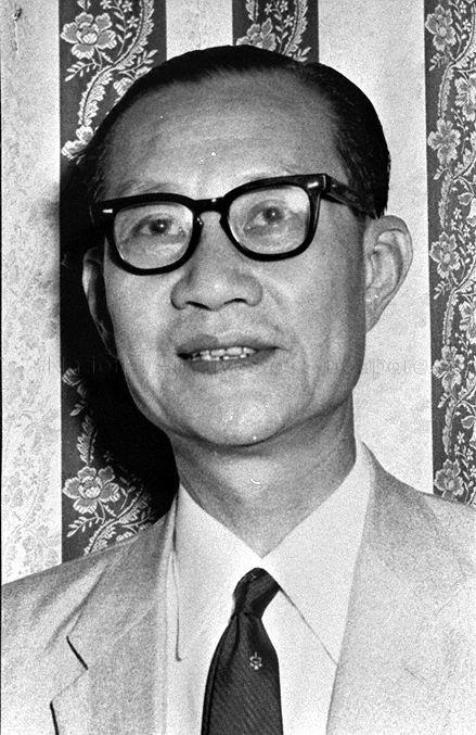 Tan Siak Kew, President of Singapore Chinese Chamber of Commerce and Nominated Member of Legislative Assembly (1958)