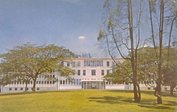 View of University of Singapore. The university was established in 1962 when the Singapore division of University of Malaya became known as the University of Singapore. It later merged with Nanyang University to form the National University of Singapore in 1980.