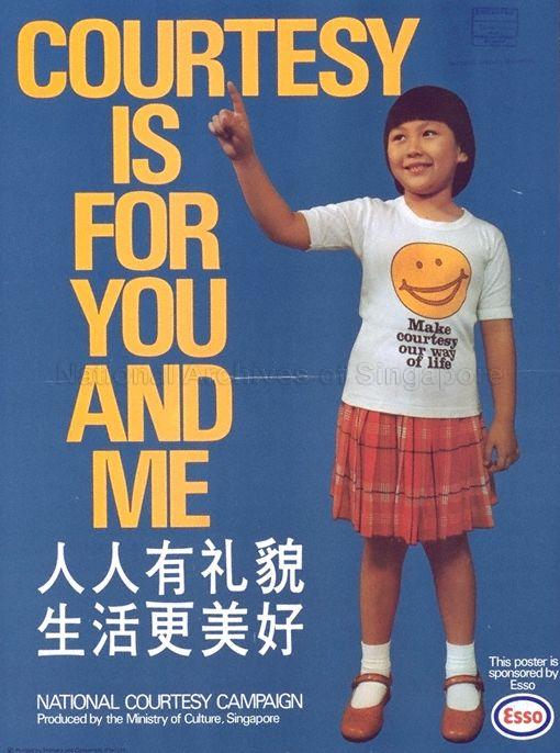 Courtesy is for you and me: National courtesy campaign (Text in English & Chinese)