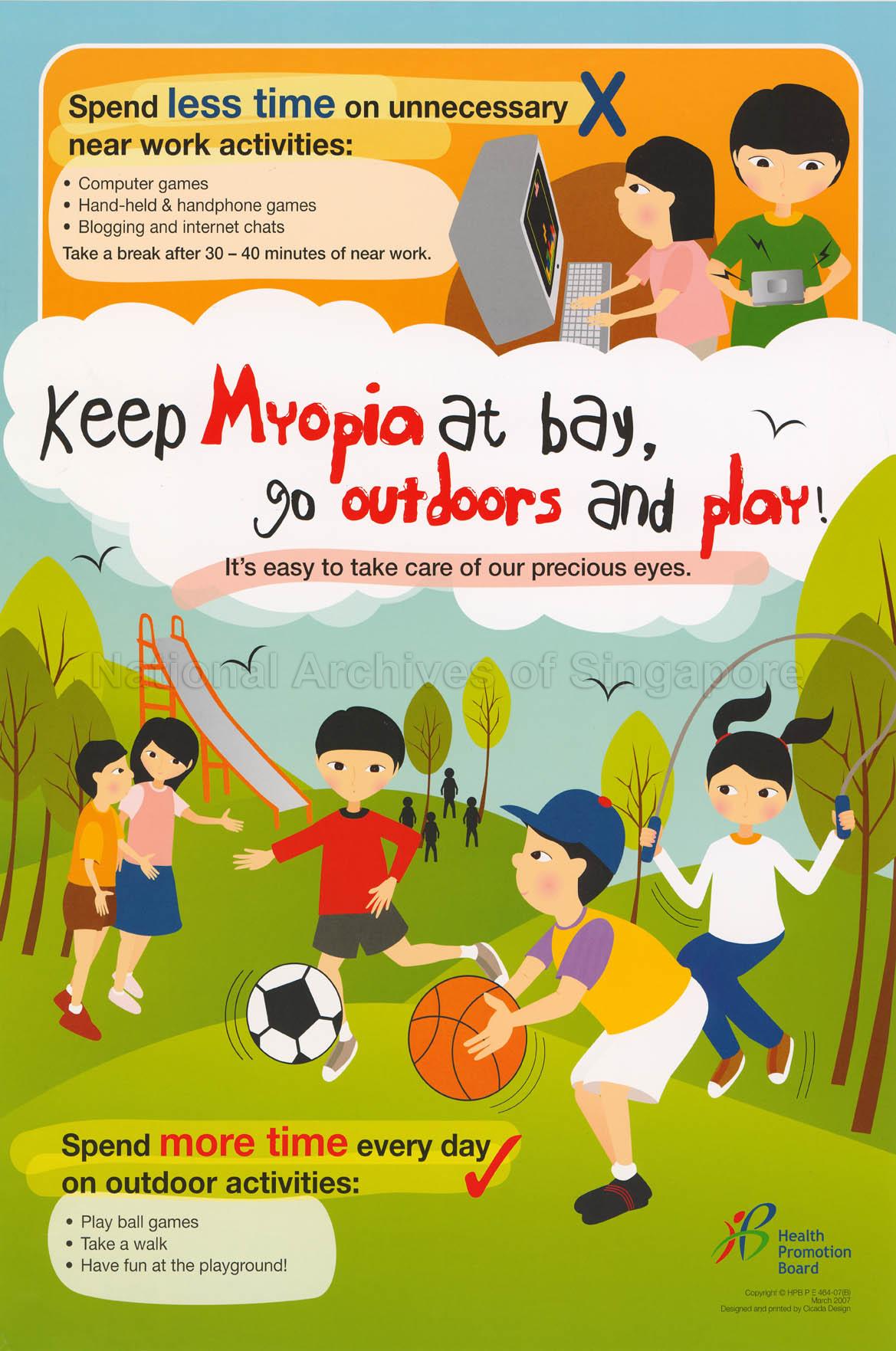 Keep Myopia at bay, go outdoors and play! It's easy to take care of our precious eyes.
