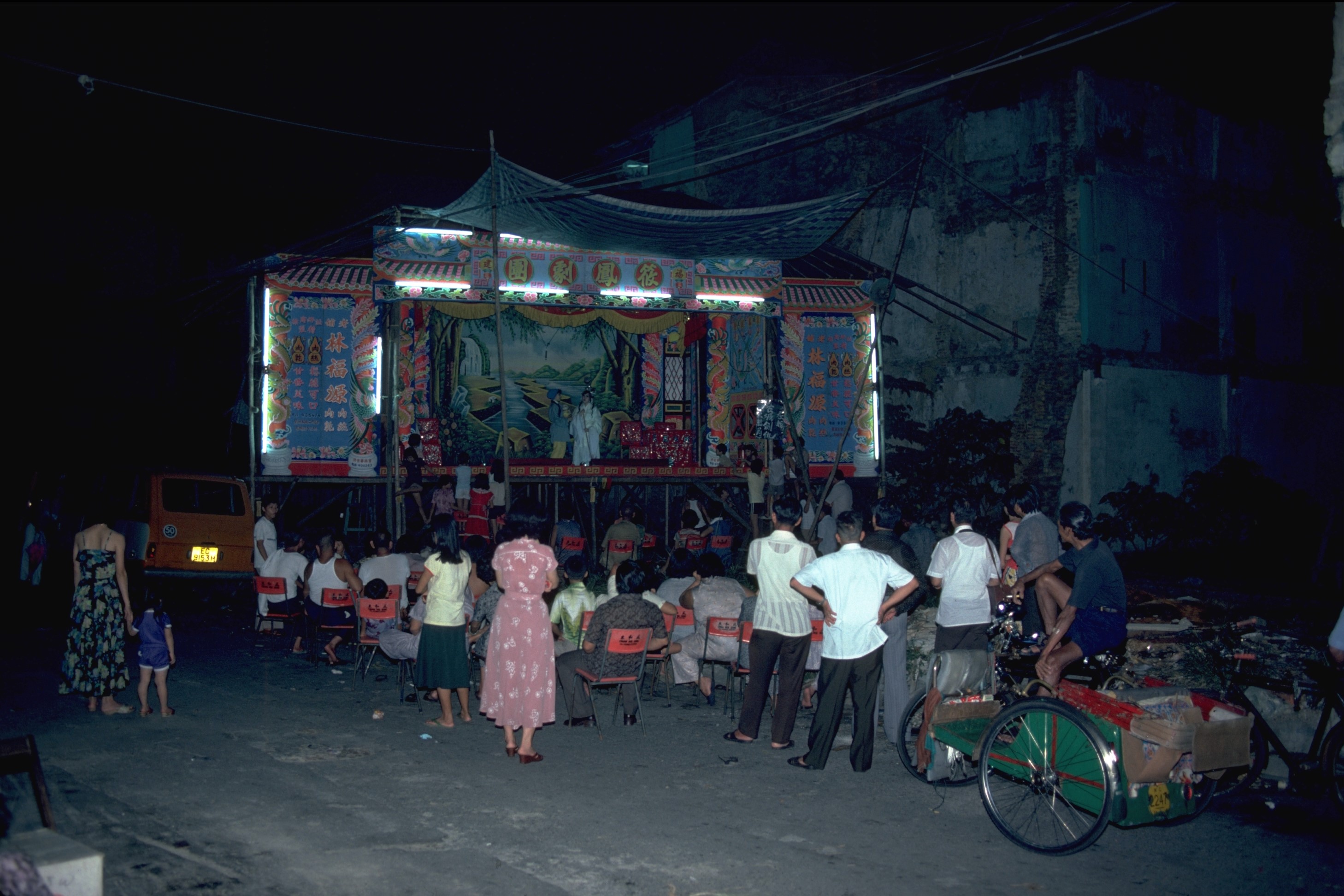 Wayang show in Kampung Bugis