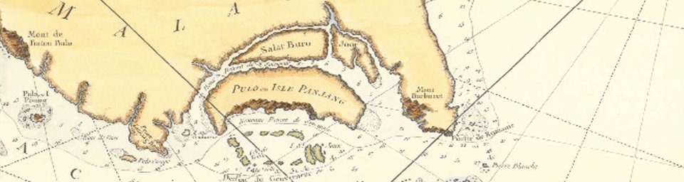 Map of Island of Singapore, 1755