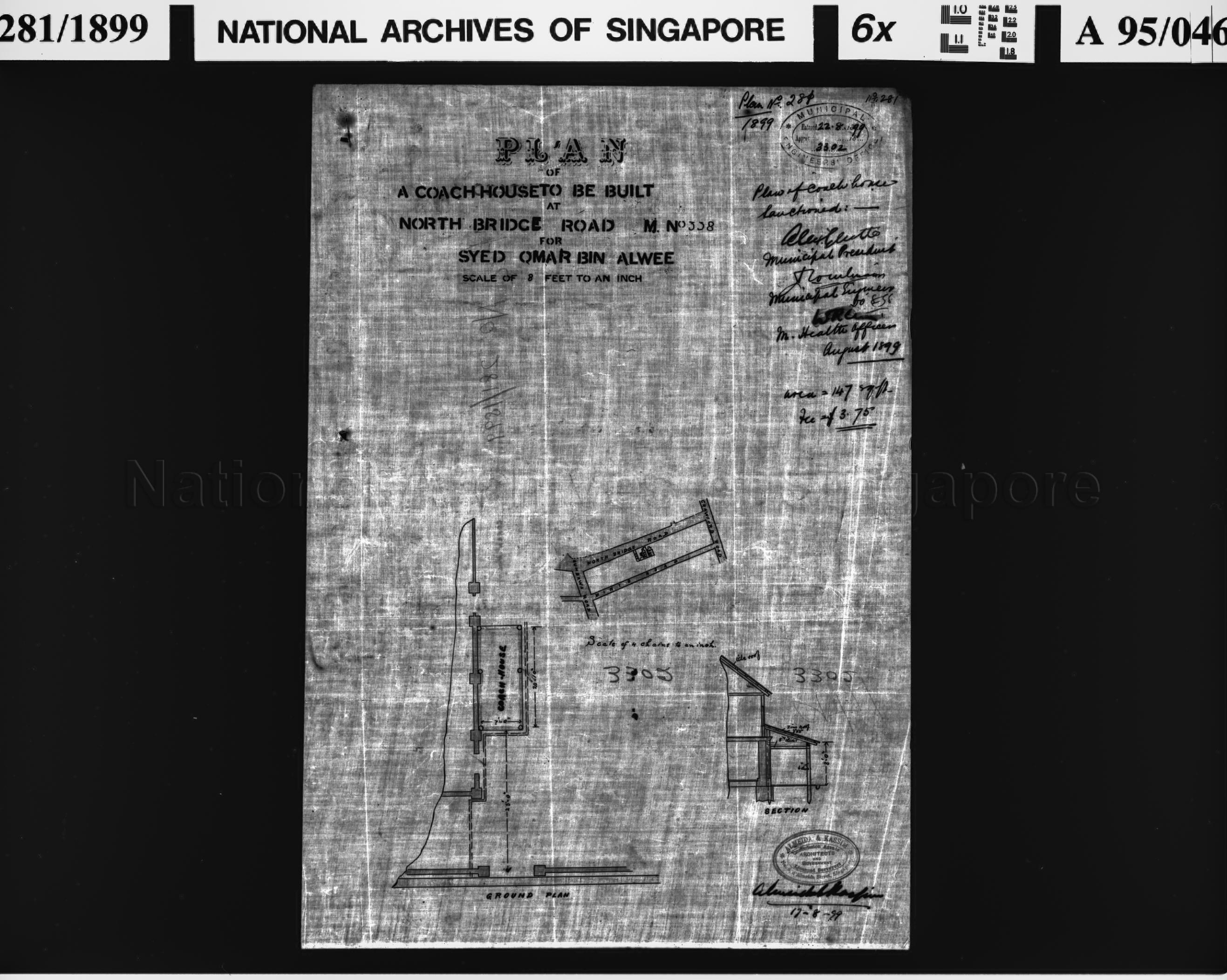 PLAN OF A COACH HOUSE