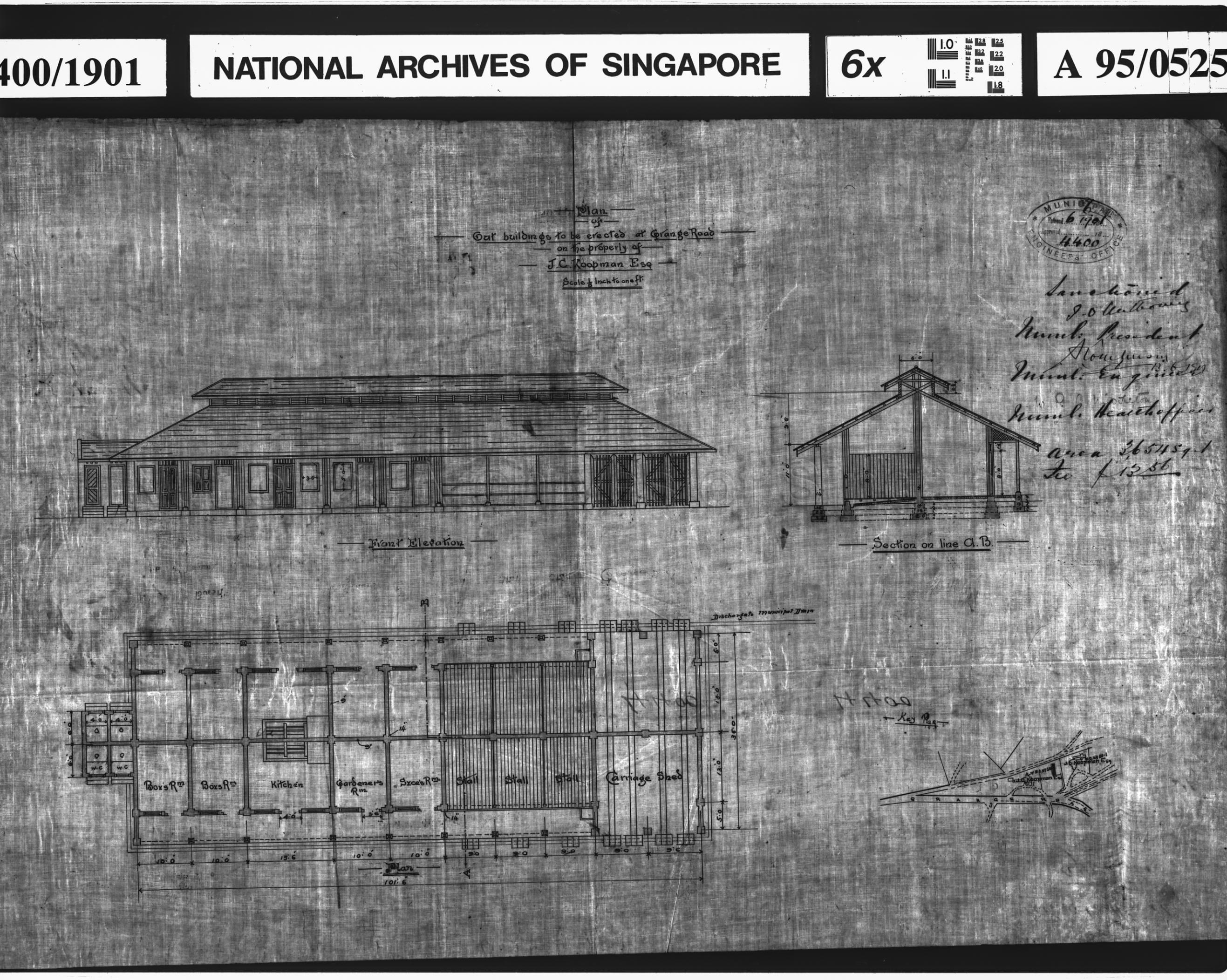 PLAN OF OUT BUILDINGS