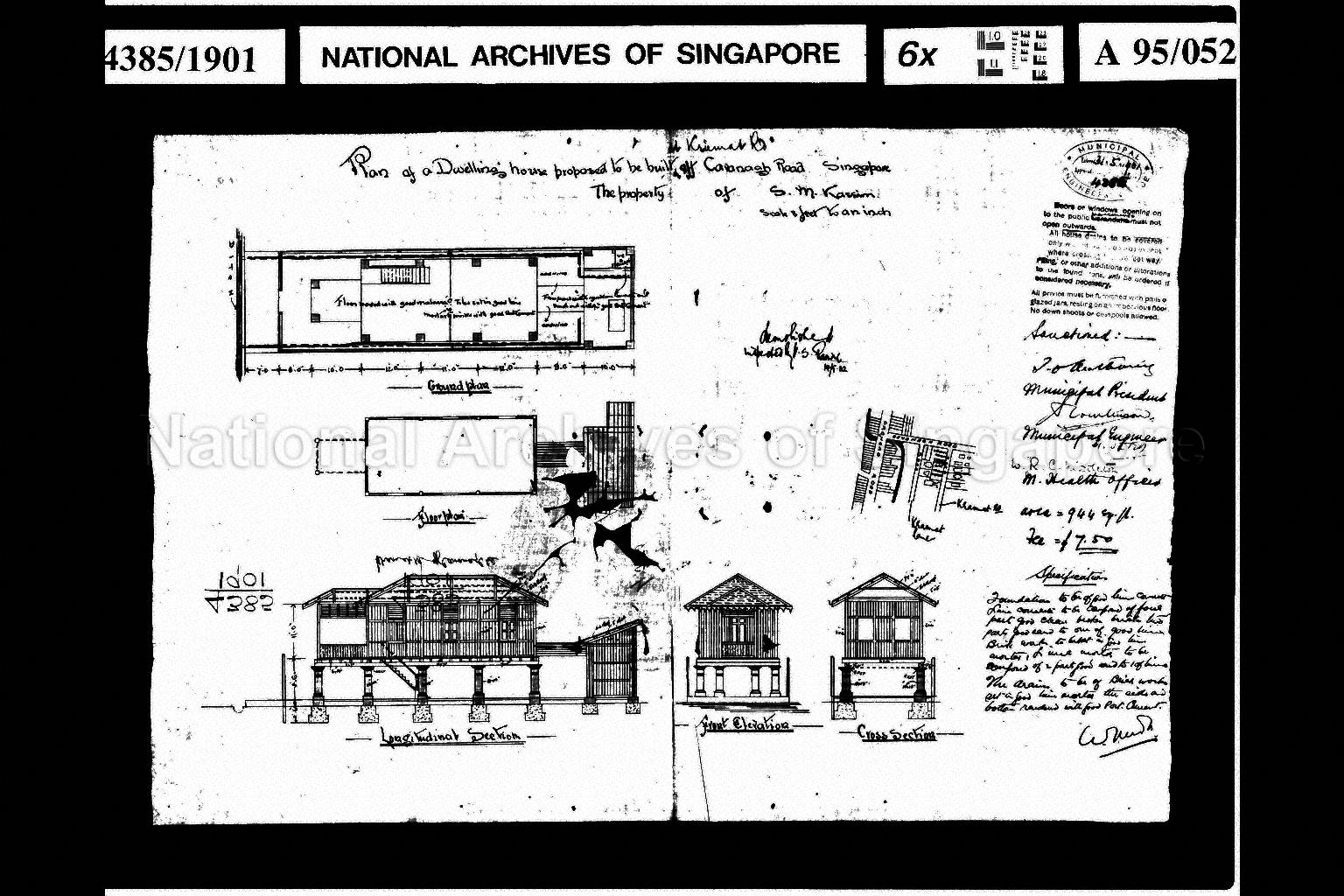 PLAN OF A DWELLING HOUSE