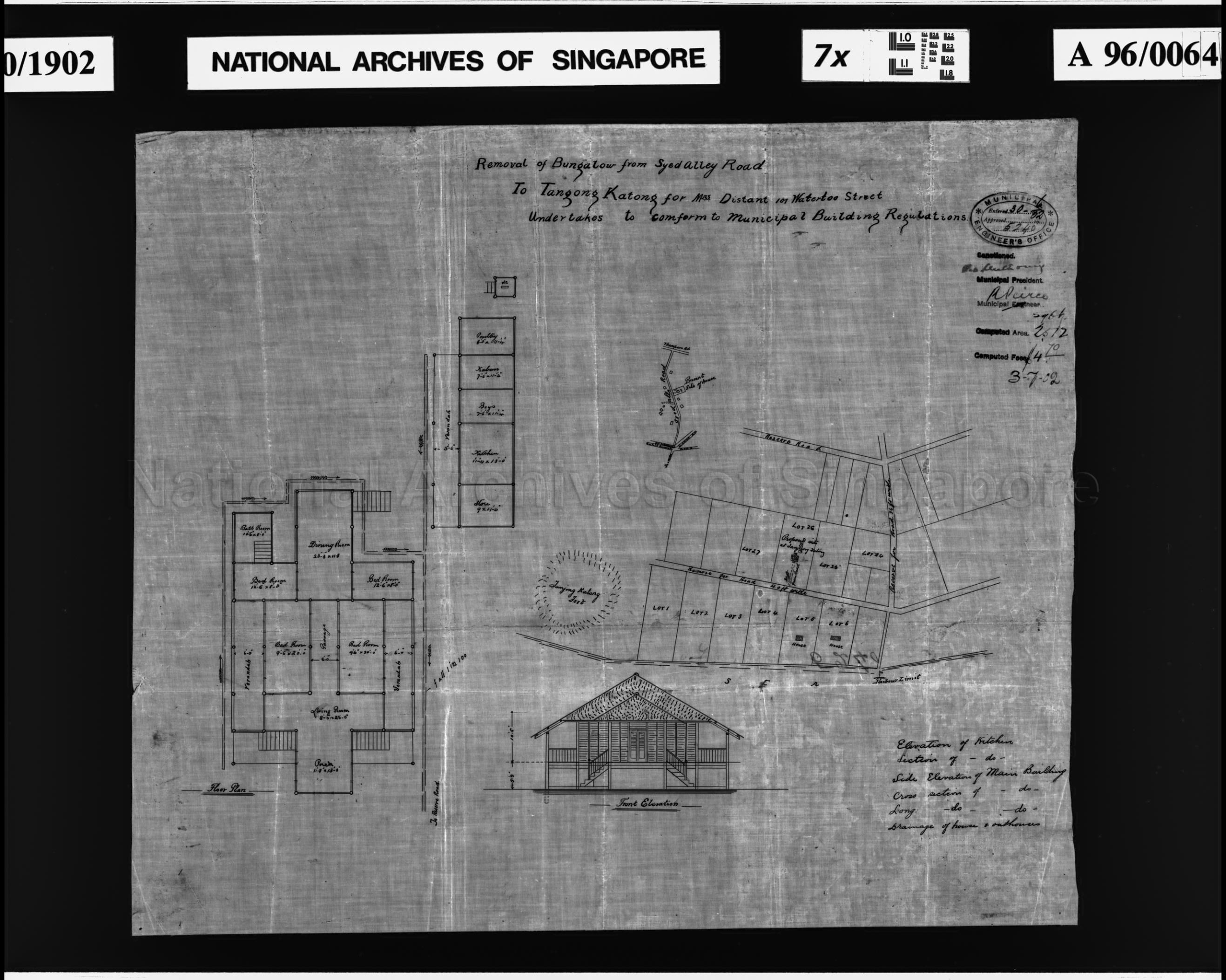 REMOVAL OF BUNGALOW FROM SYED ALLEY ROAD