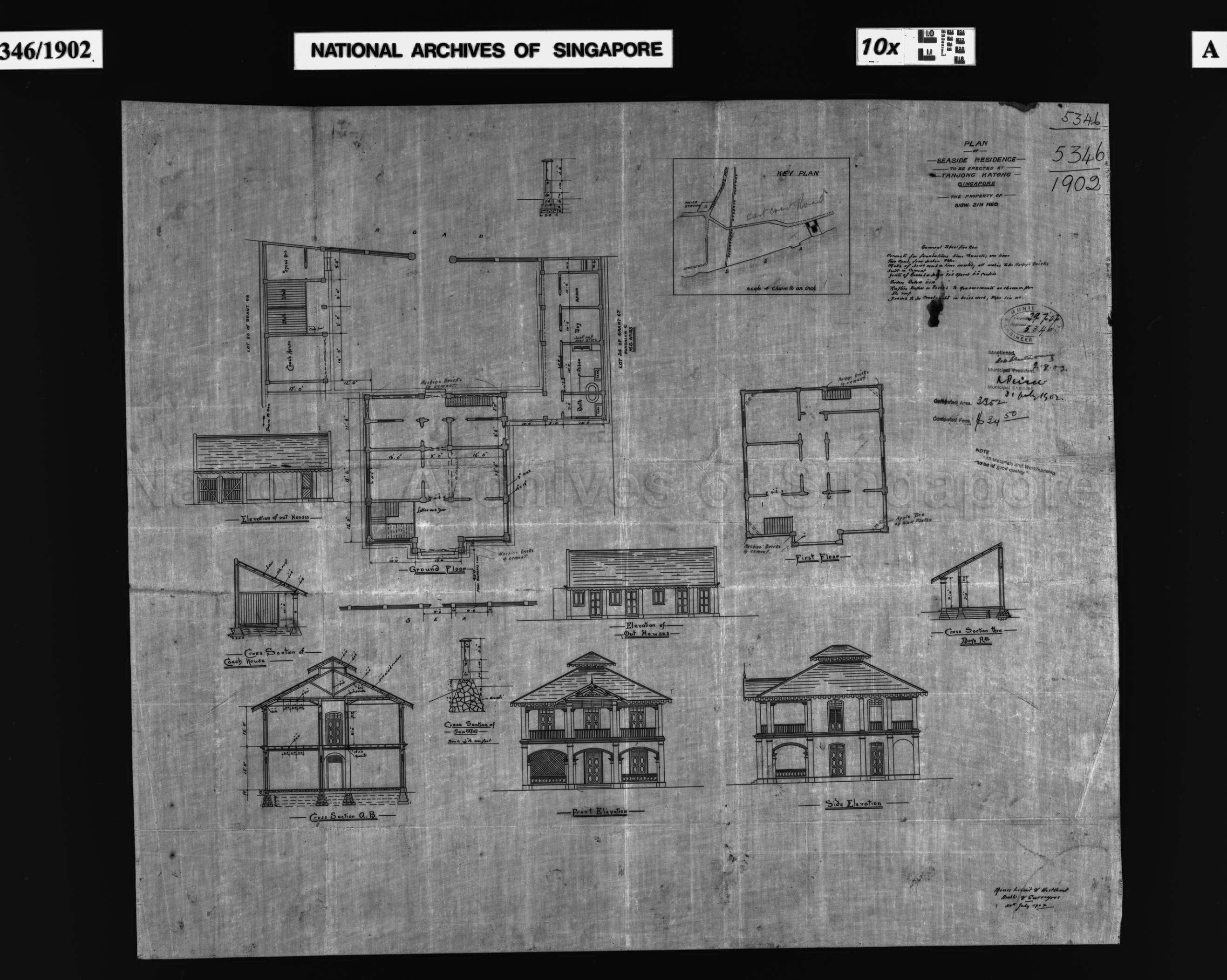 SEASIDE RESIDENCE/BUNGALOW - SITE PLAN