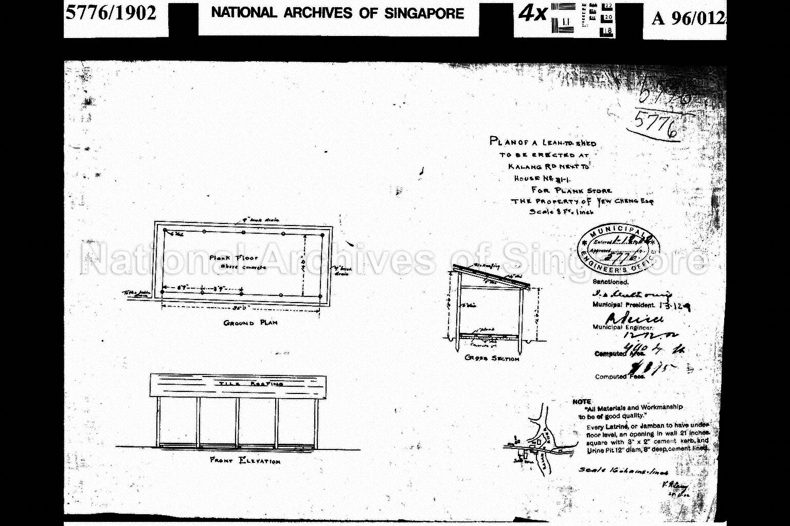 LEANTO SHED NEXT TO HOUSE