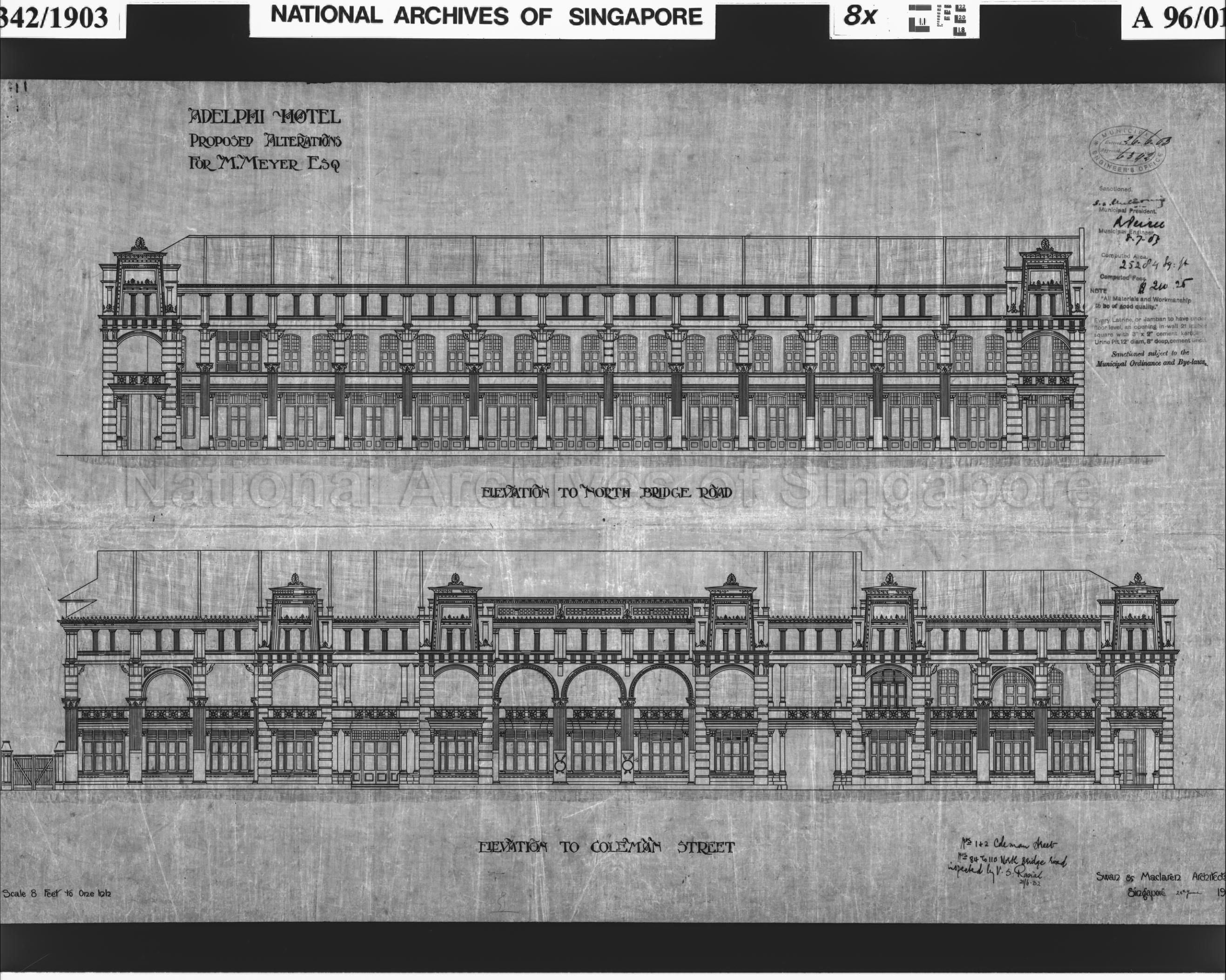 ADELPHI HOTEL (ELEVATIONS)