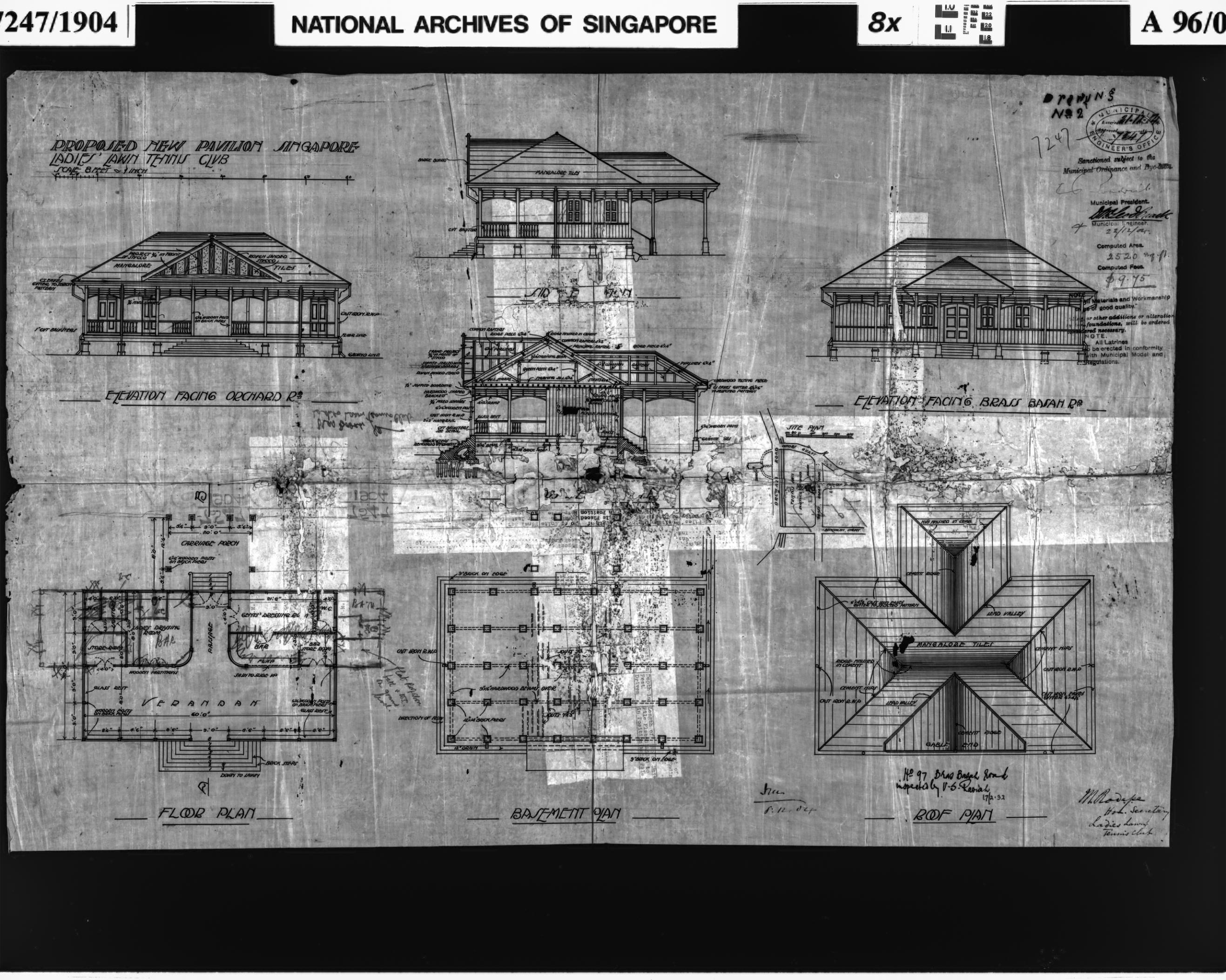 LADIES LAWN TENNIS CLUB - NEW PAVILION
