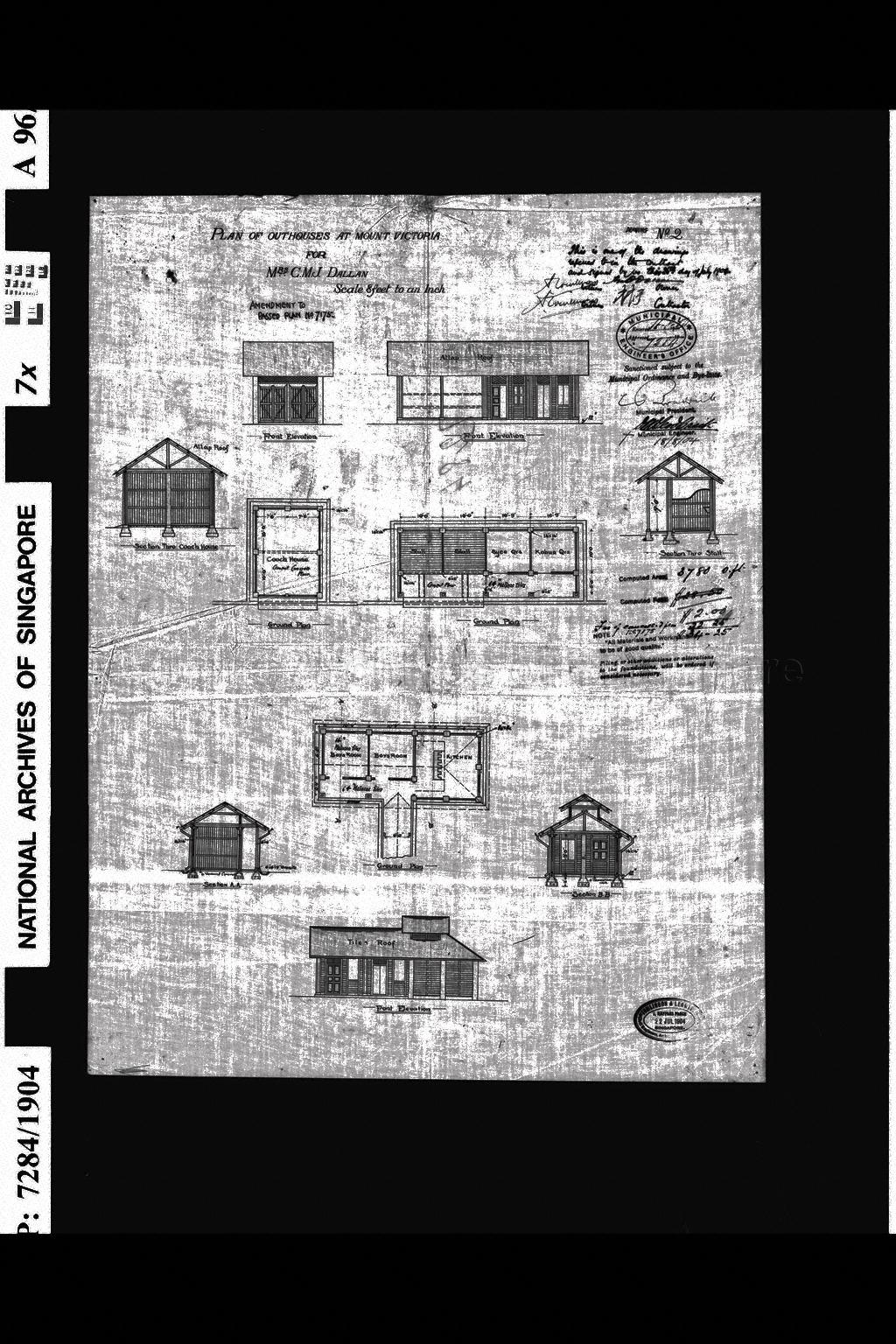 BUNGALOW AMENDMENT TO PASSED PLAN NO. 7175