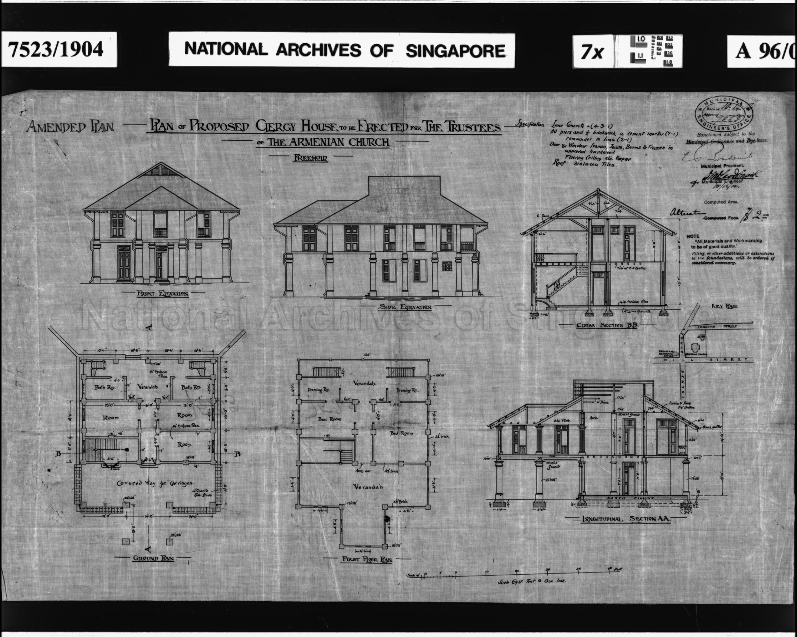 ARMENIAN CHURCH - AMENDED OF CLERGY HOUSE