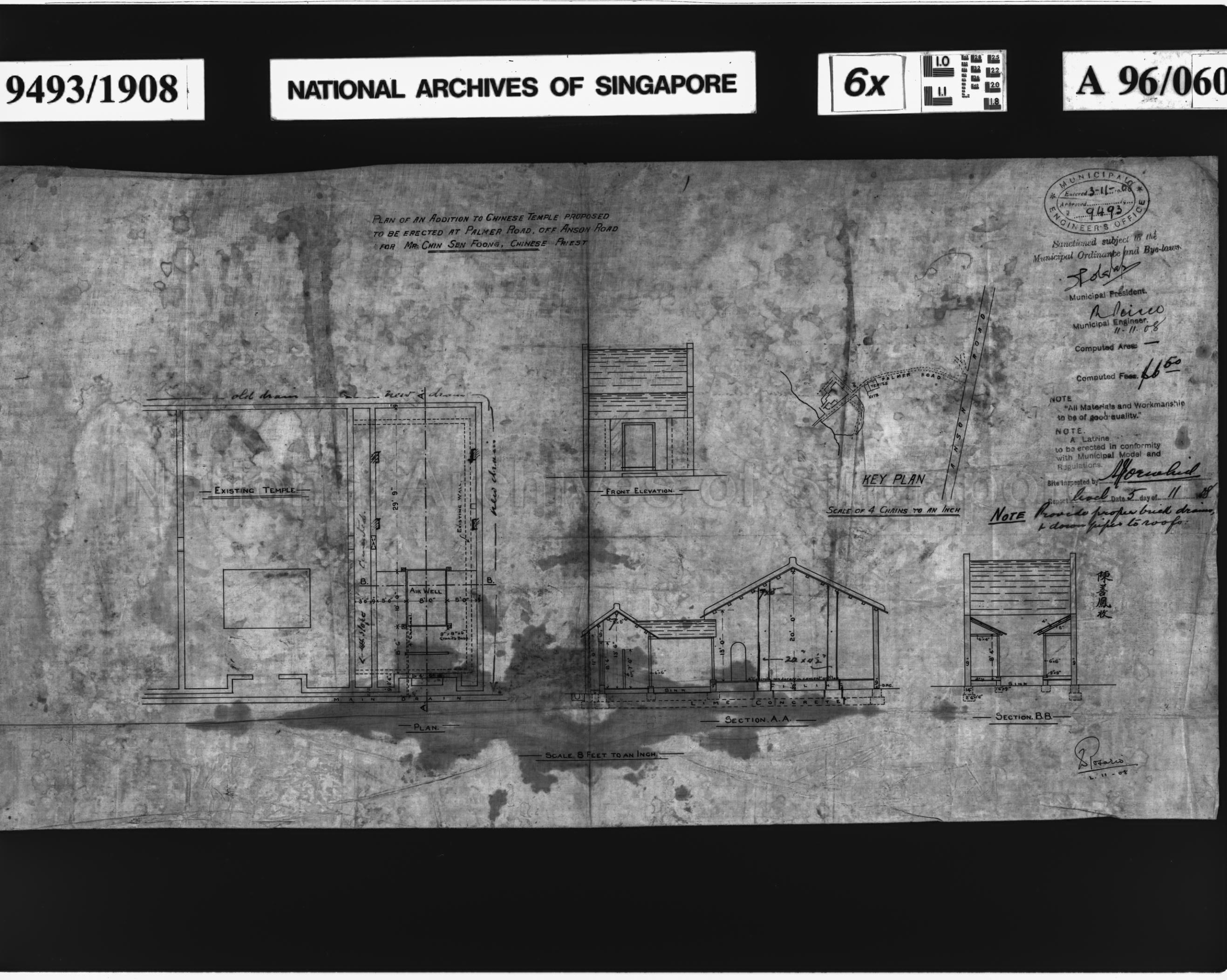 ADDITION TO CHINESE TEMPLE