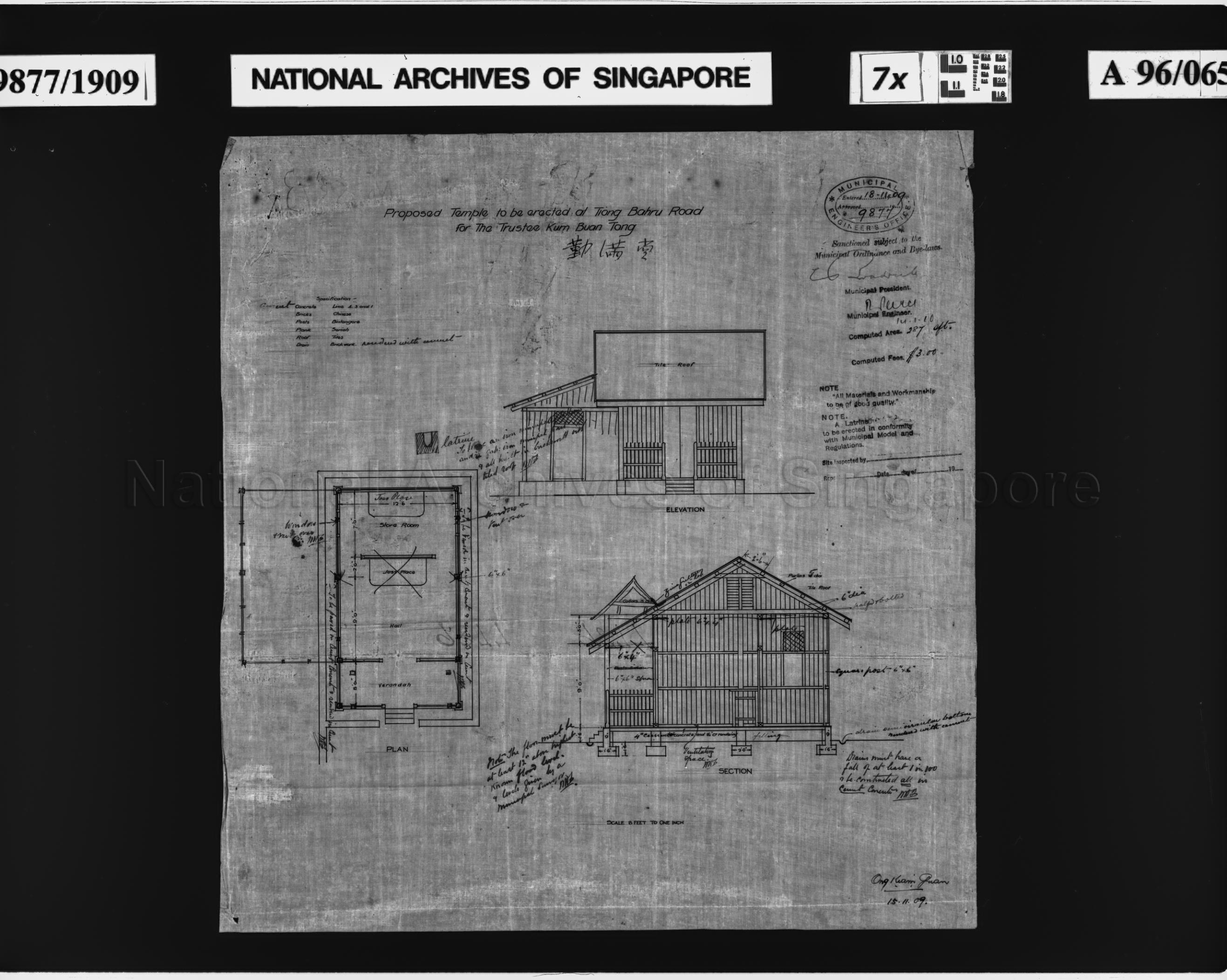 TEMPLE - BLOCK (SITE) PLAN