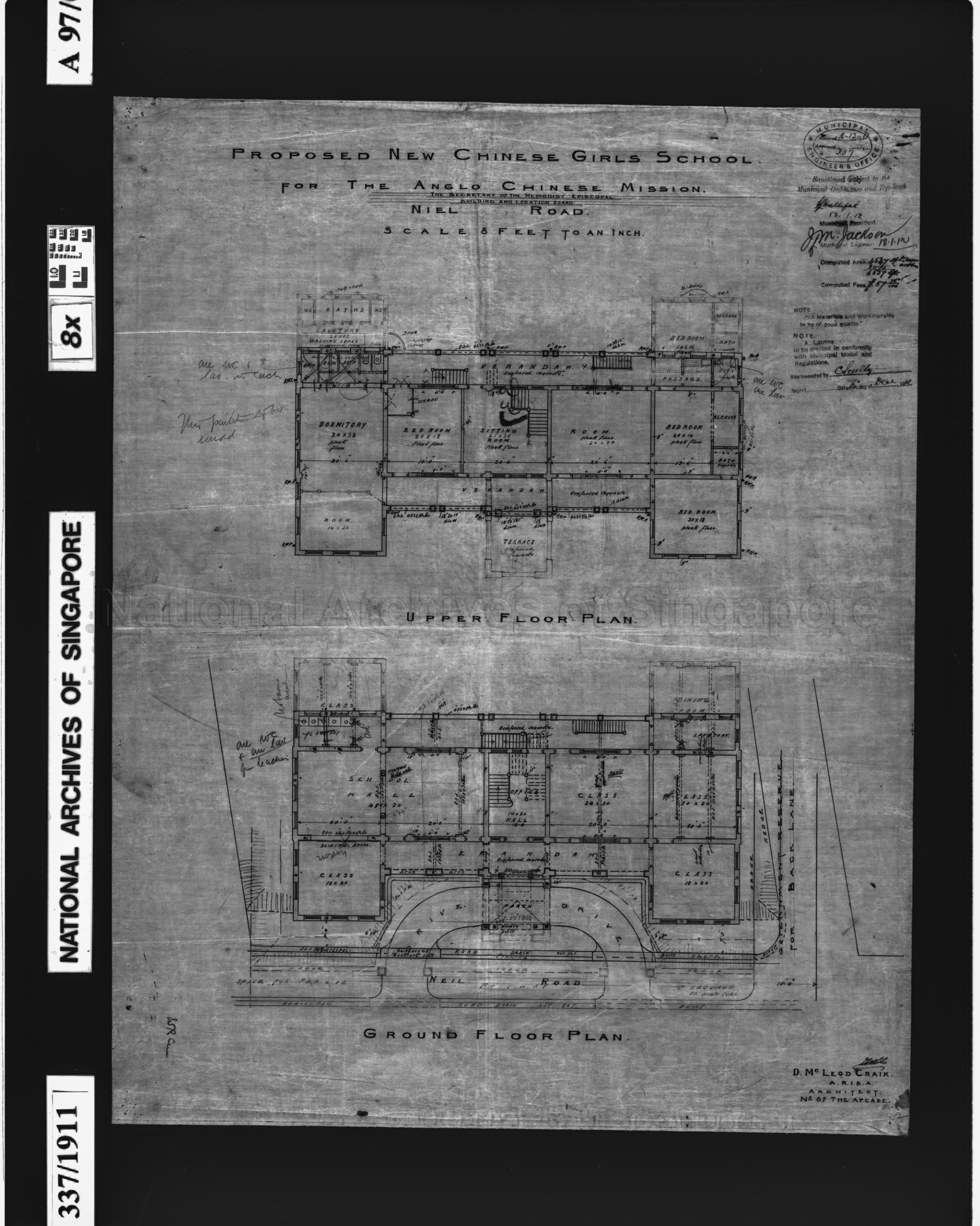 ANGLO CHINESE MISSION - NEW CHINESE GIRLS' SCHOOL - GROUND  …