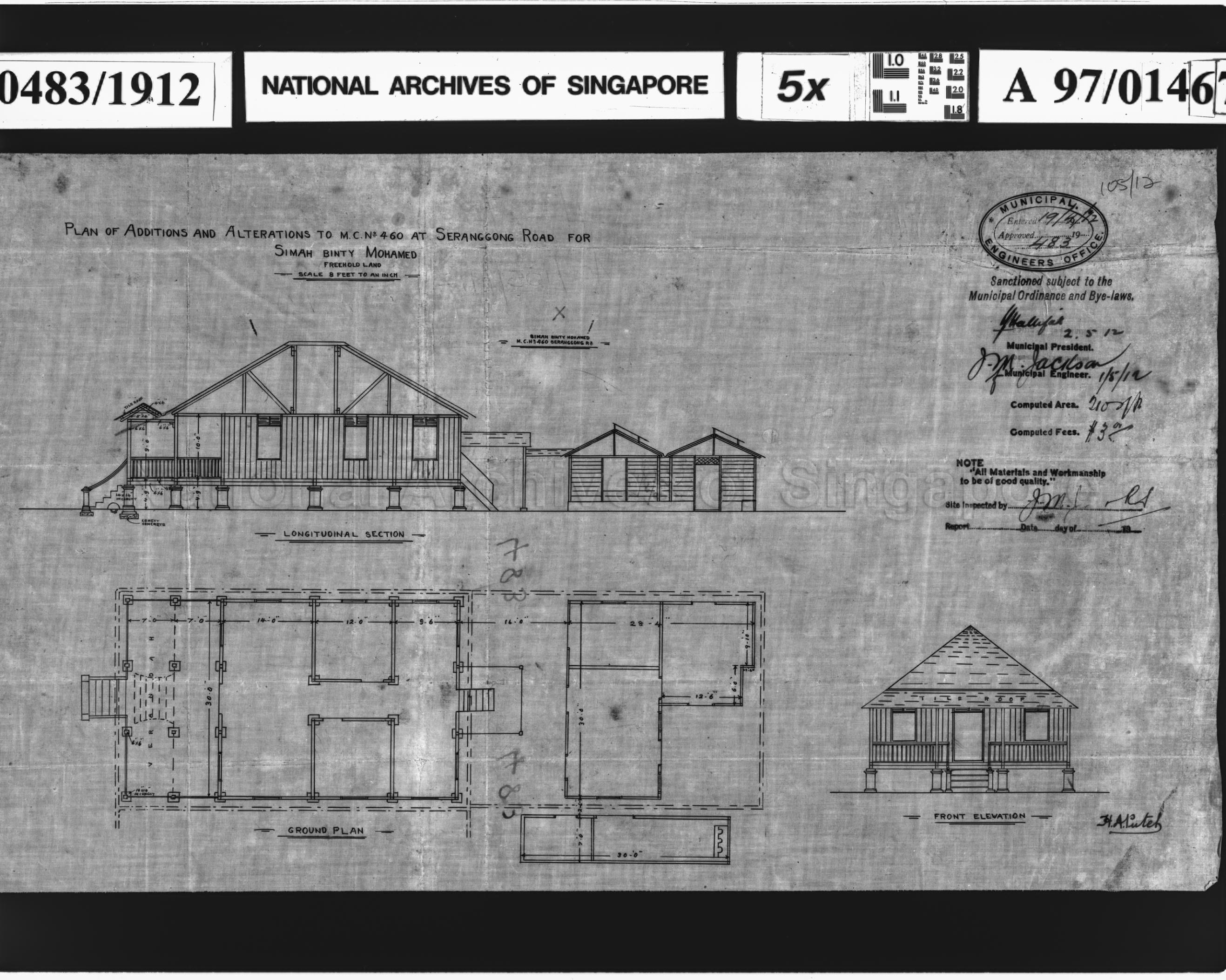 ADDITIONS AND ALTERATIONS TO 460 SERANGOON ROAD