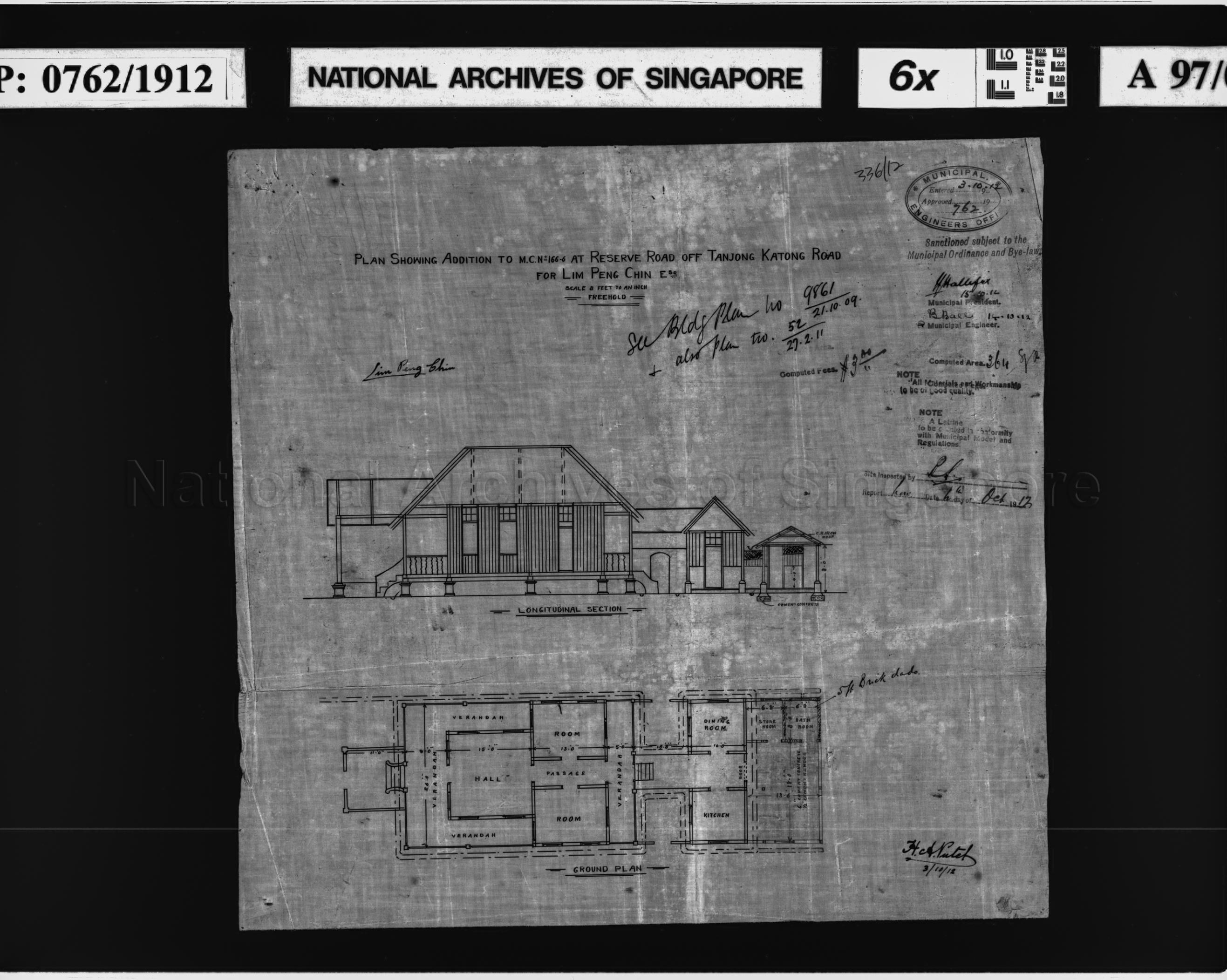 ADDITION TO 166-6 RESERVE ROAD OFF TANJONG KATONG ROAD