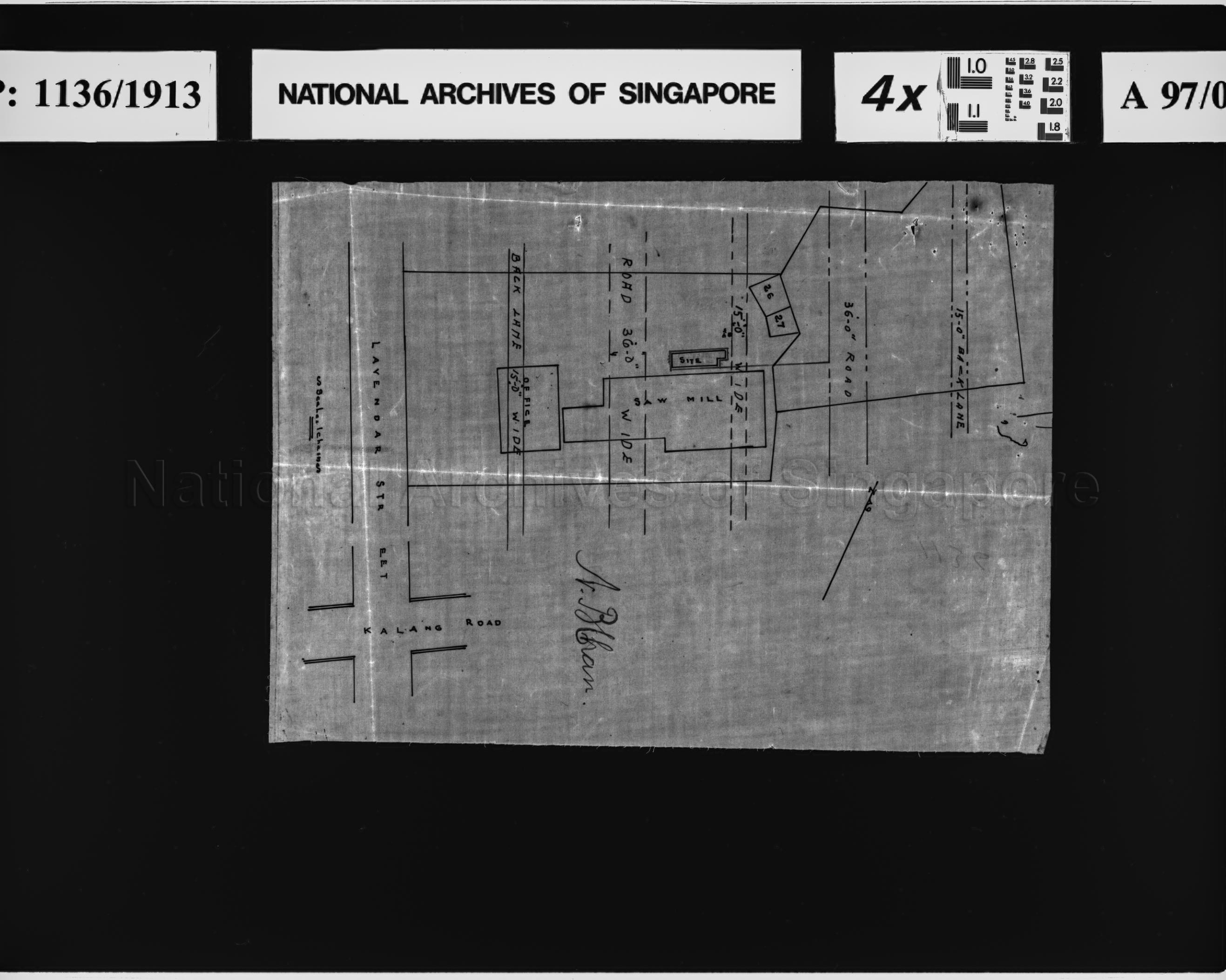 EXISTING FOREMAN'S QUARTERS (NEXT TO SAWMILL) - SITE PLAN