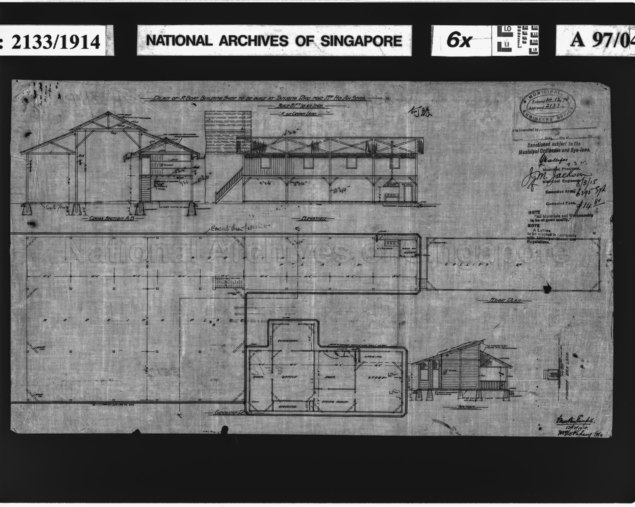 A BOAT BUILDING SHED