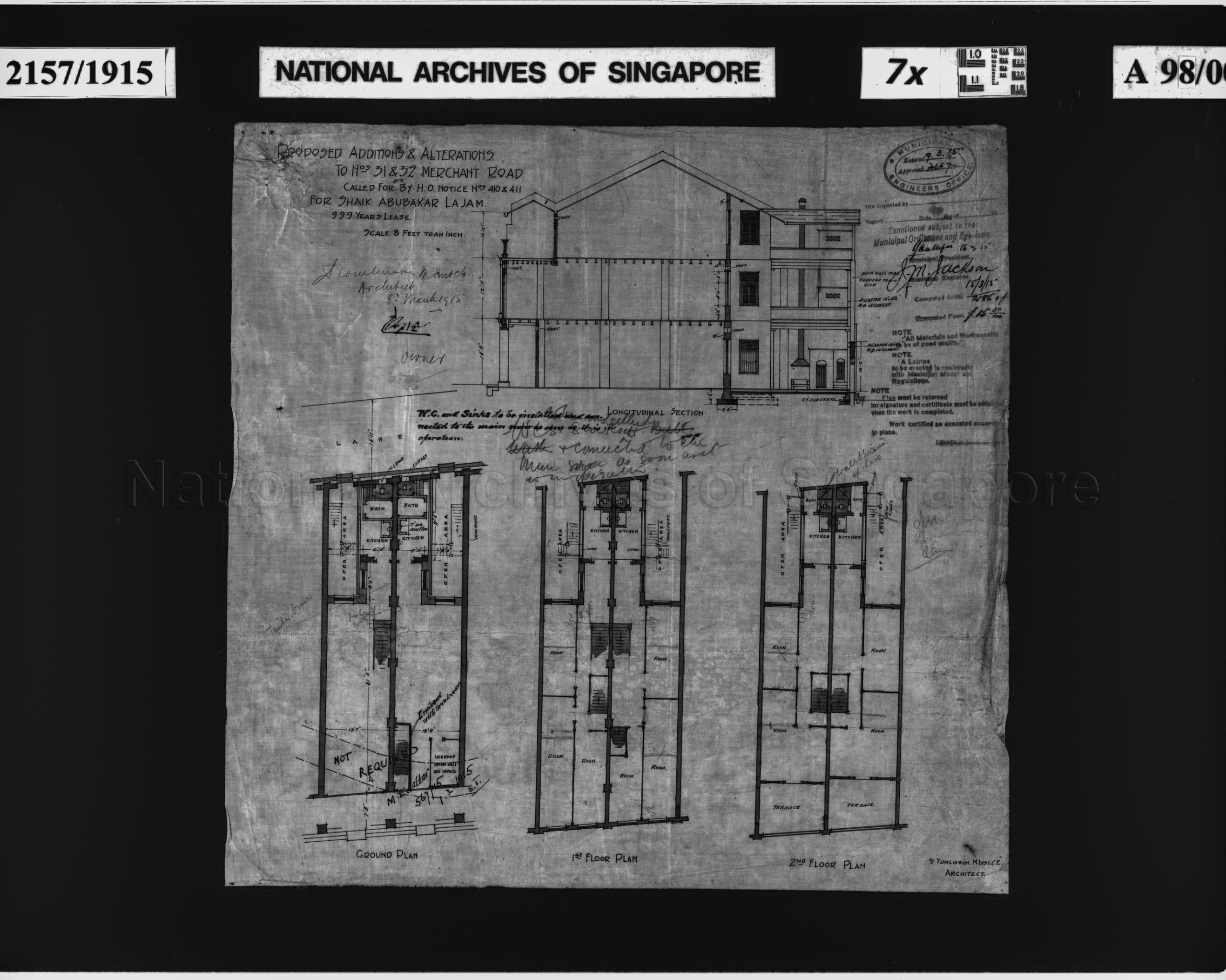 ADDITIONS AND ALTERATIONS TO 31 AND 32 MERCHANT ROAD (HAND  …