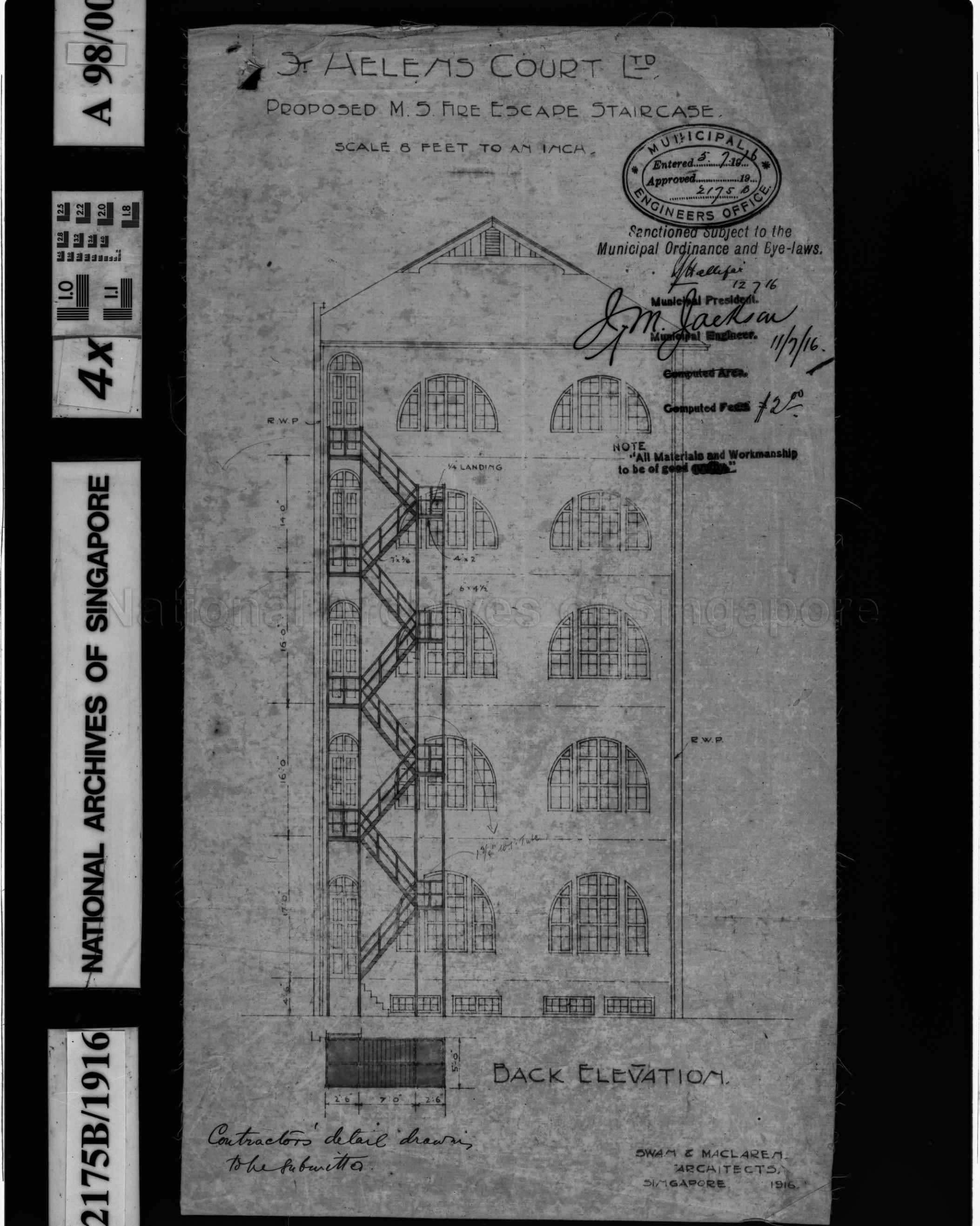 FIRE ESCAPE STAIRCASE