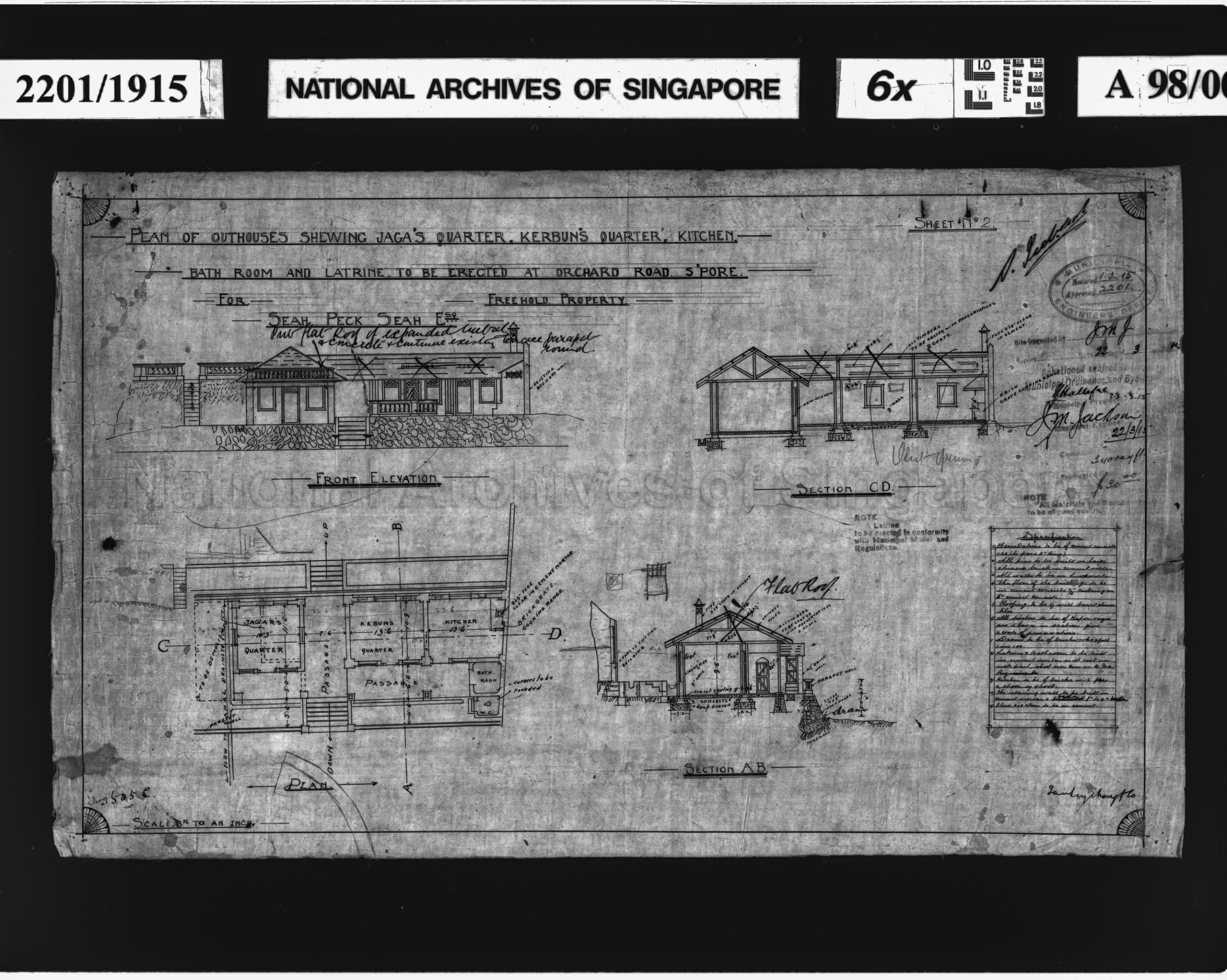 OUTHOUSES (SHEET NO.2)