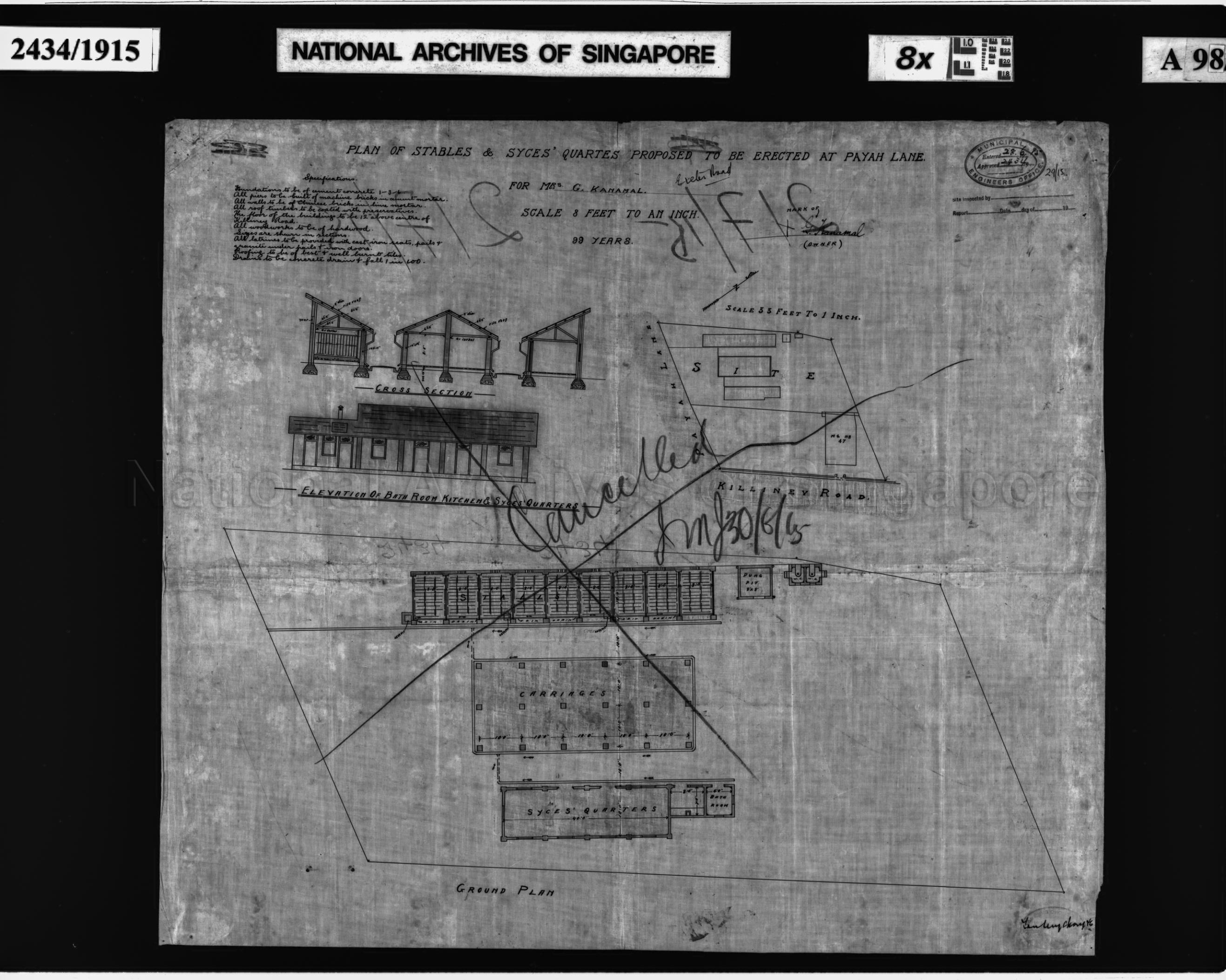 STABLES AND SYCE'S QUARTERS