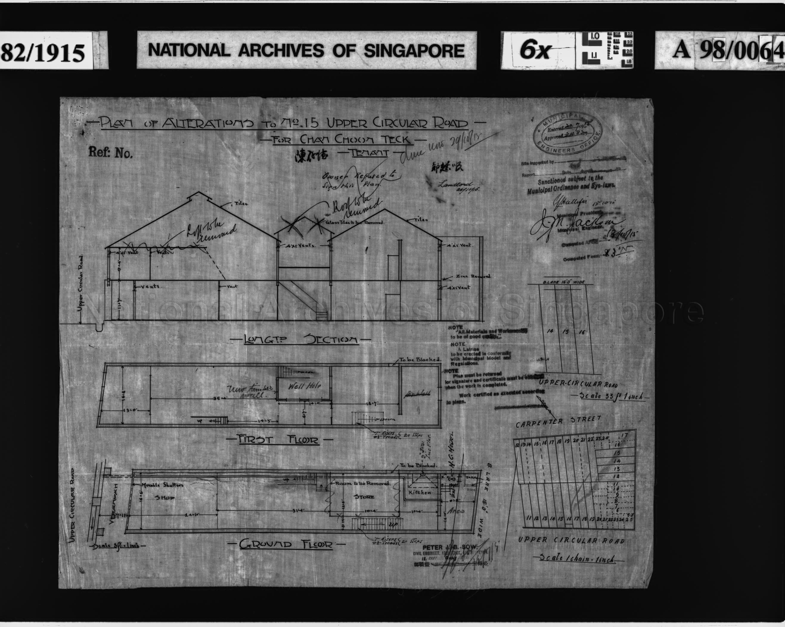 ALTERATIONS TO 15 UPPER CIRCULAR ROAD