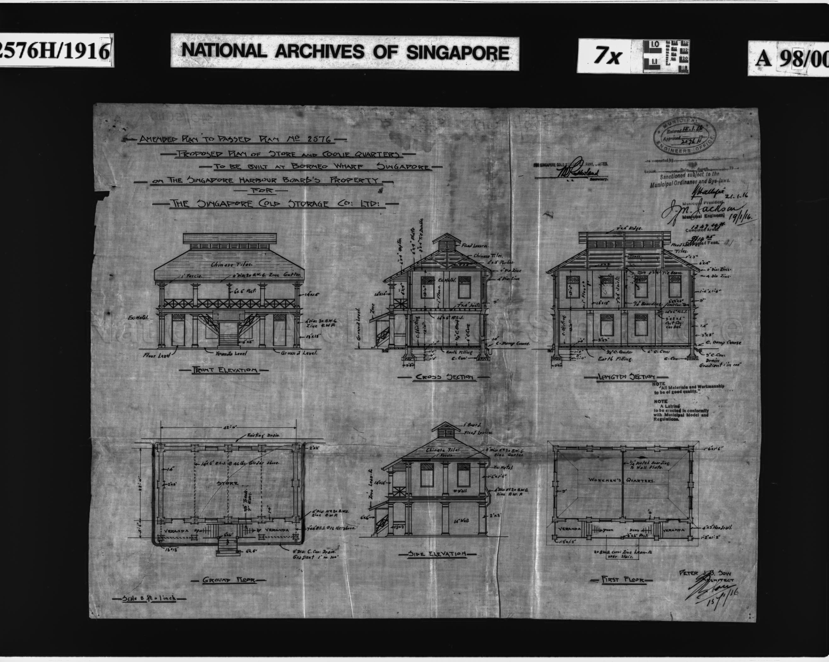 AMENDED PLAN TO PASSED PLAN NO. 2576, PLAN OF STORE AND  …