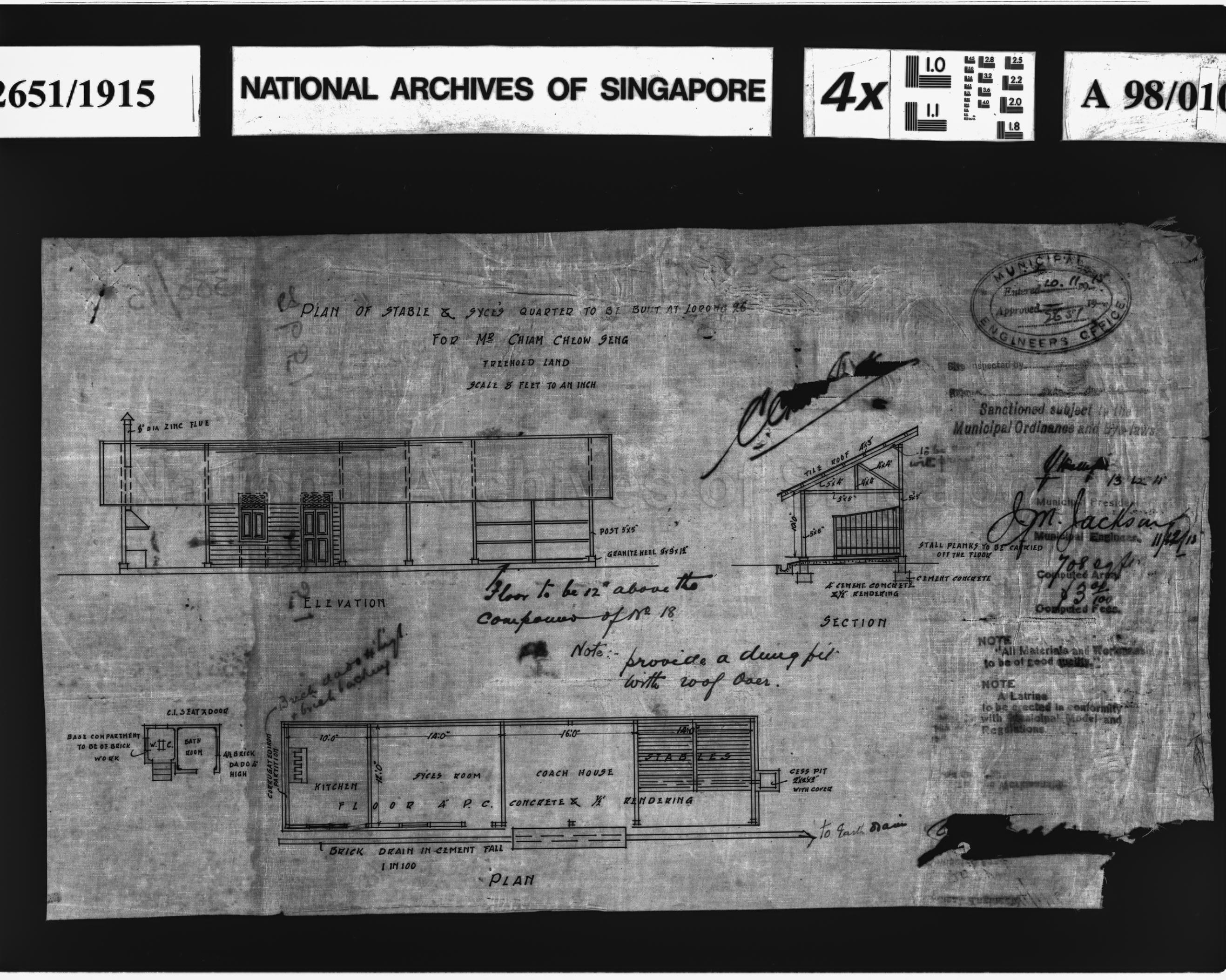STABLE AND SYCE'S QUARTERS