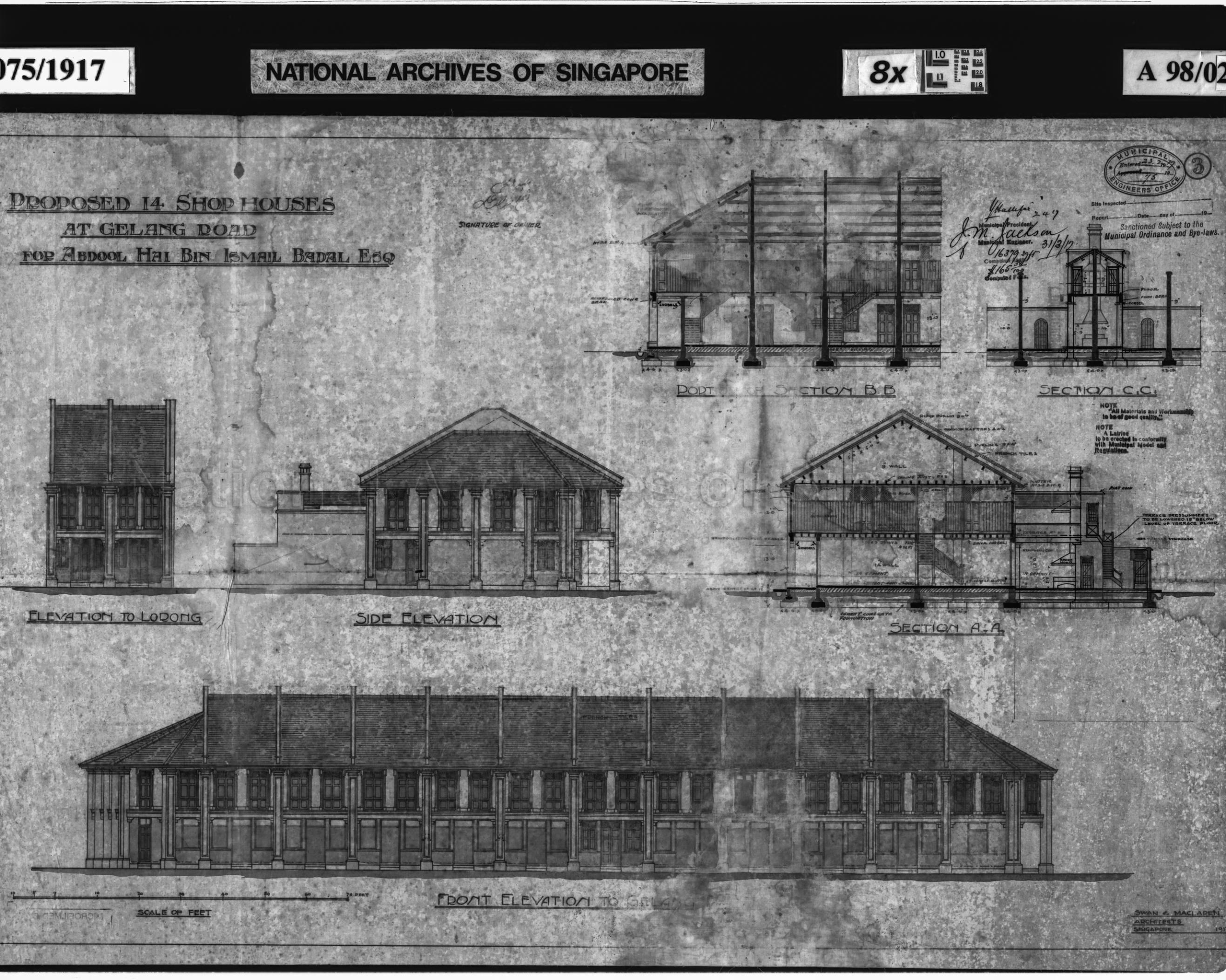 14 SHOPHOUSES (LABELLED AS 