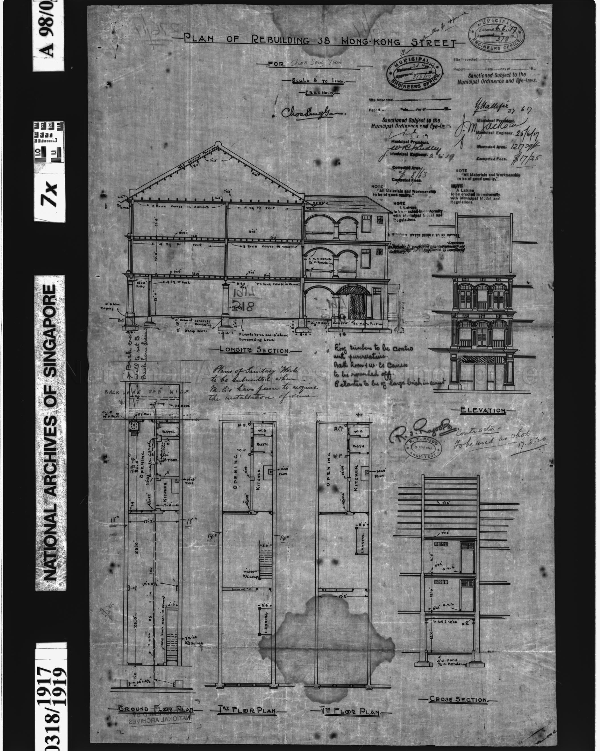 REBUILDING OF 38 HONGKONG STREET