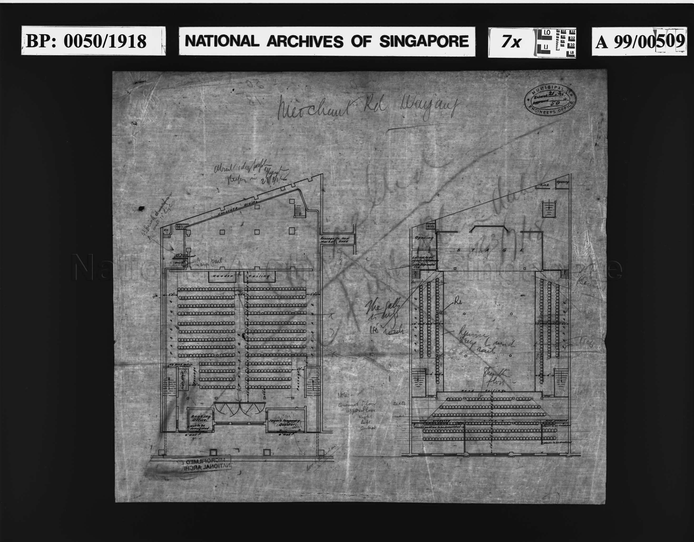(UNTITLED - MERCHANT ROAD WAYANG, PLAN OF SEATS ALTERATIONS  …