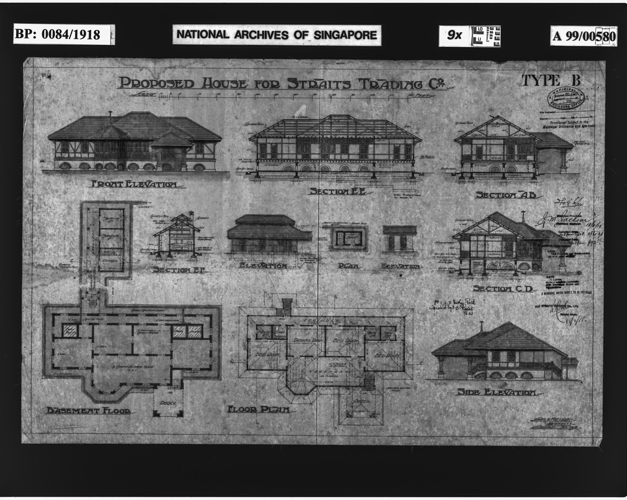 HOUSES AT BUSHY PARK ESTATE - TYPE B HOUSE, PLANS,  …