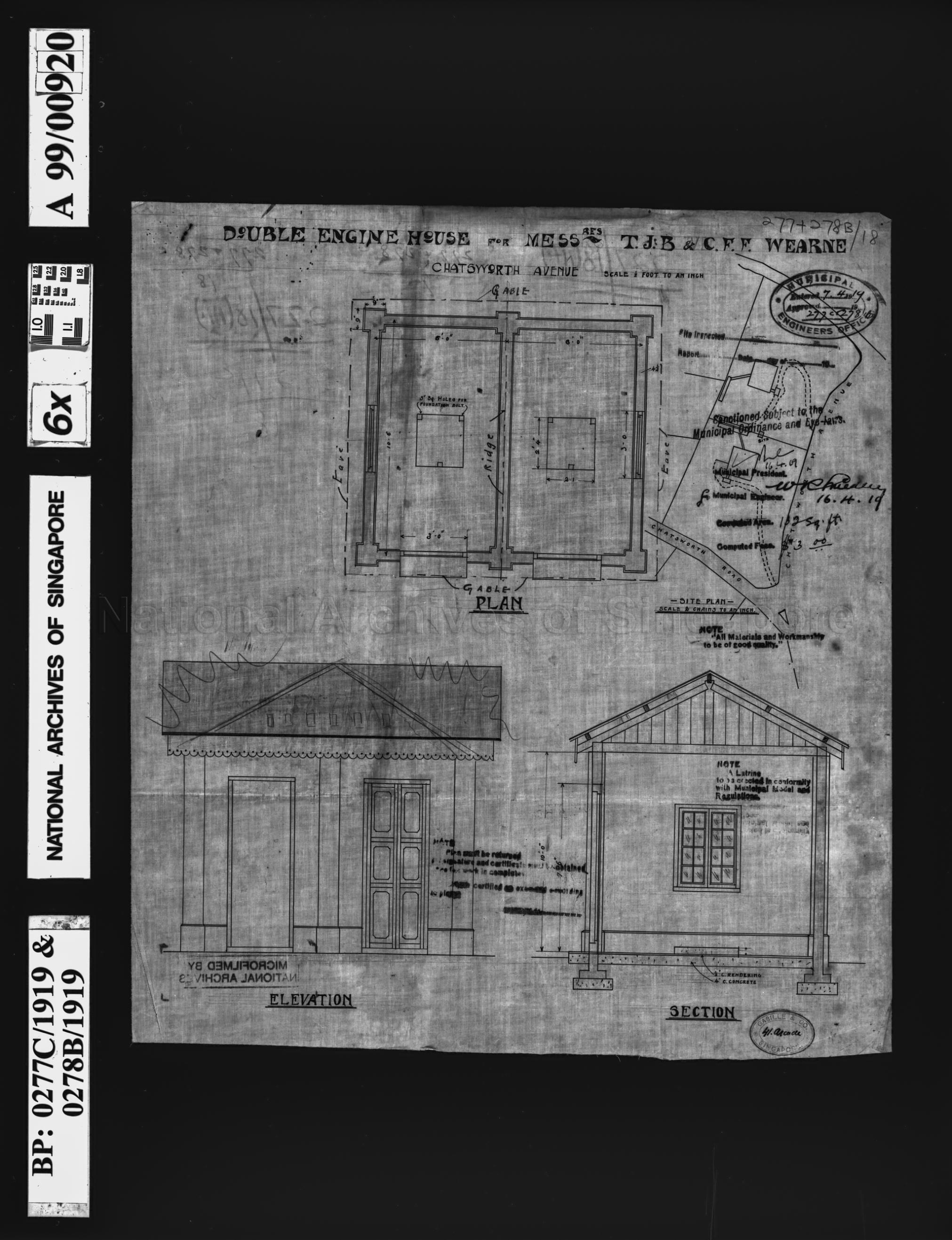 DOUBLE ENGINE HOUSE FOR BUNGALOWS