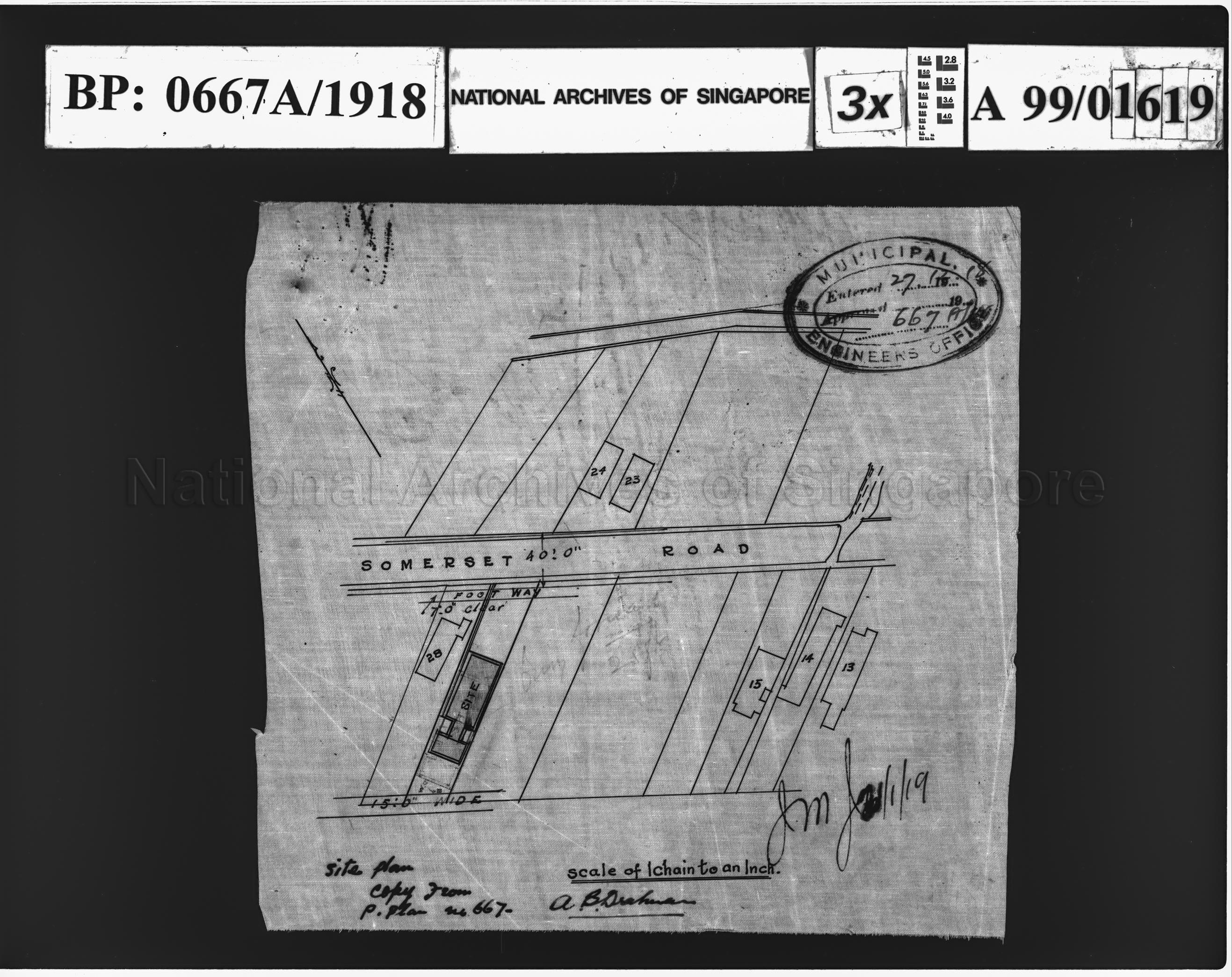ALTERATIONS AND ADDITIONS TO BUNGALOW - SITE PLAN