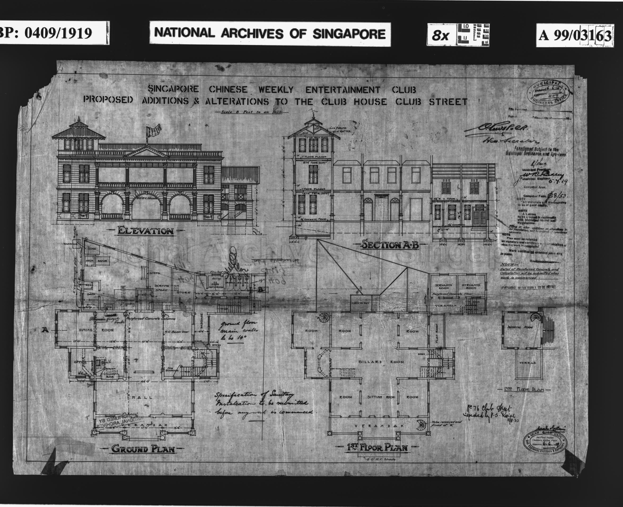 SINGAPORE CHINESE WEEKLY ENTERTAINMENT CLUB - ADDITIONS AND  …