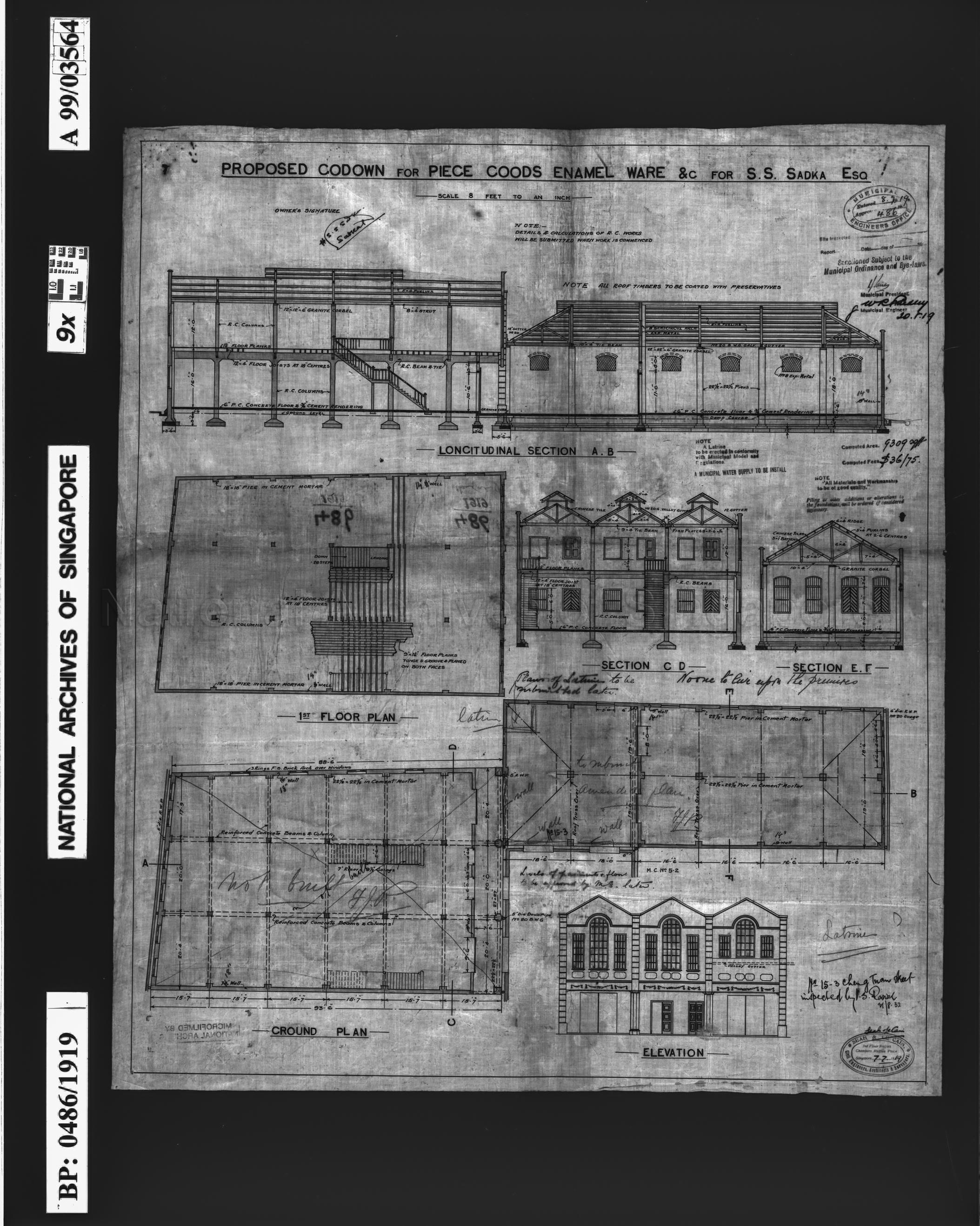 GODOWN FOR PIECE GOODS, ENAMEL WARE, ETC