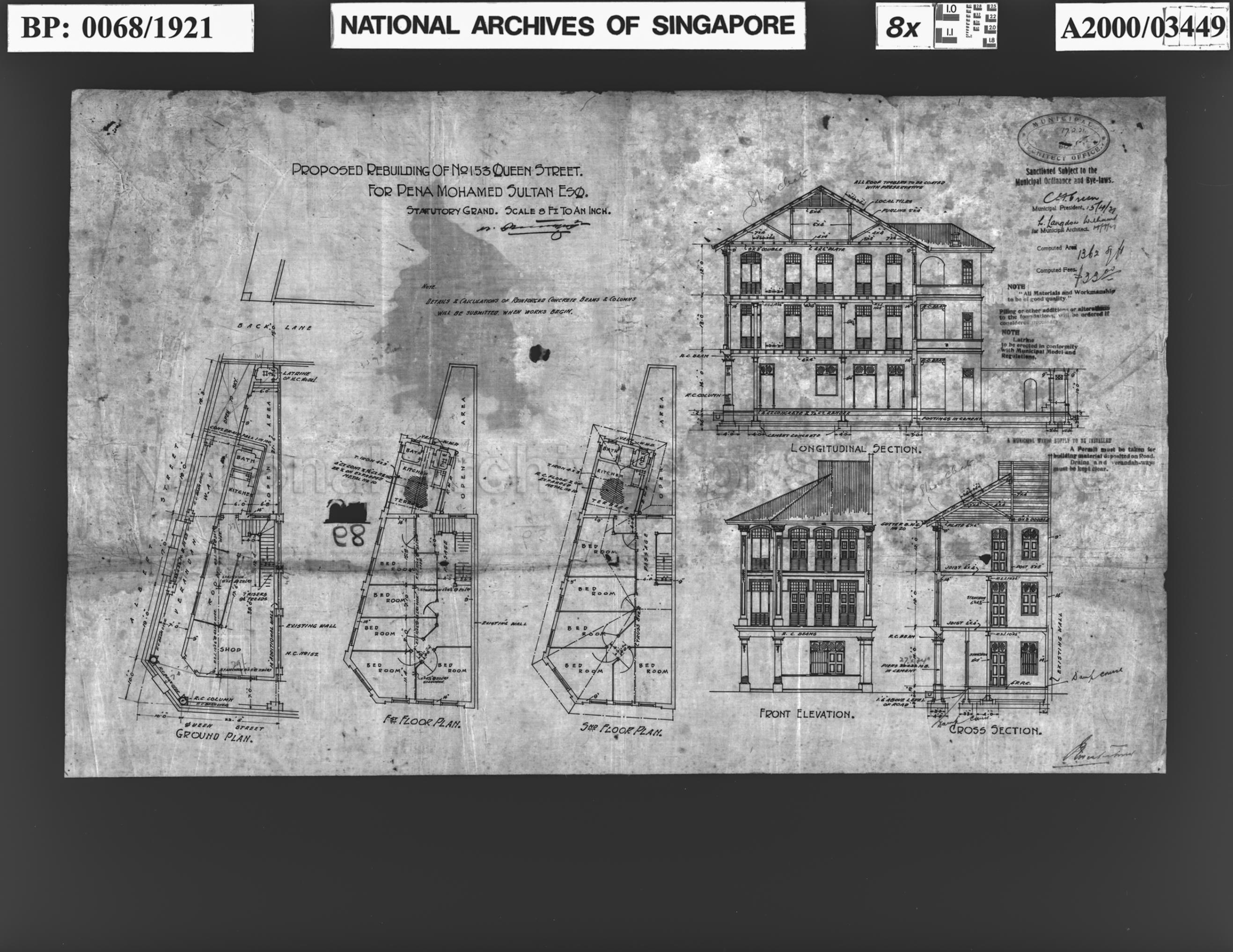 REBUILDING OF 153 QUEEN STREET (HOUSE)