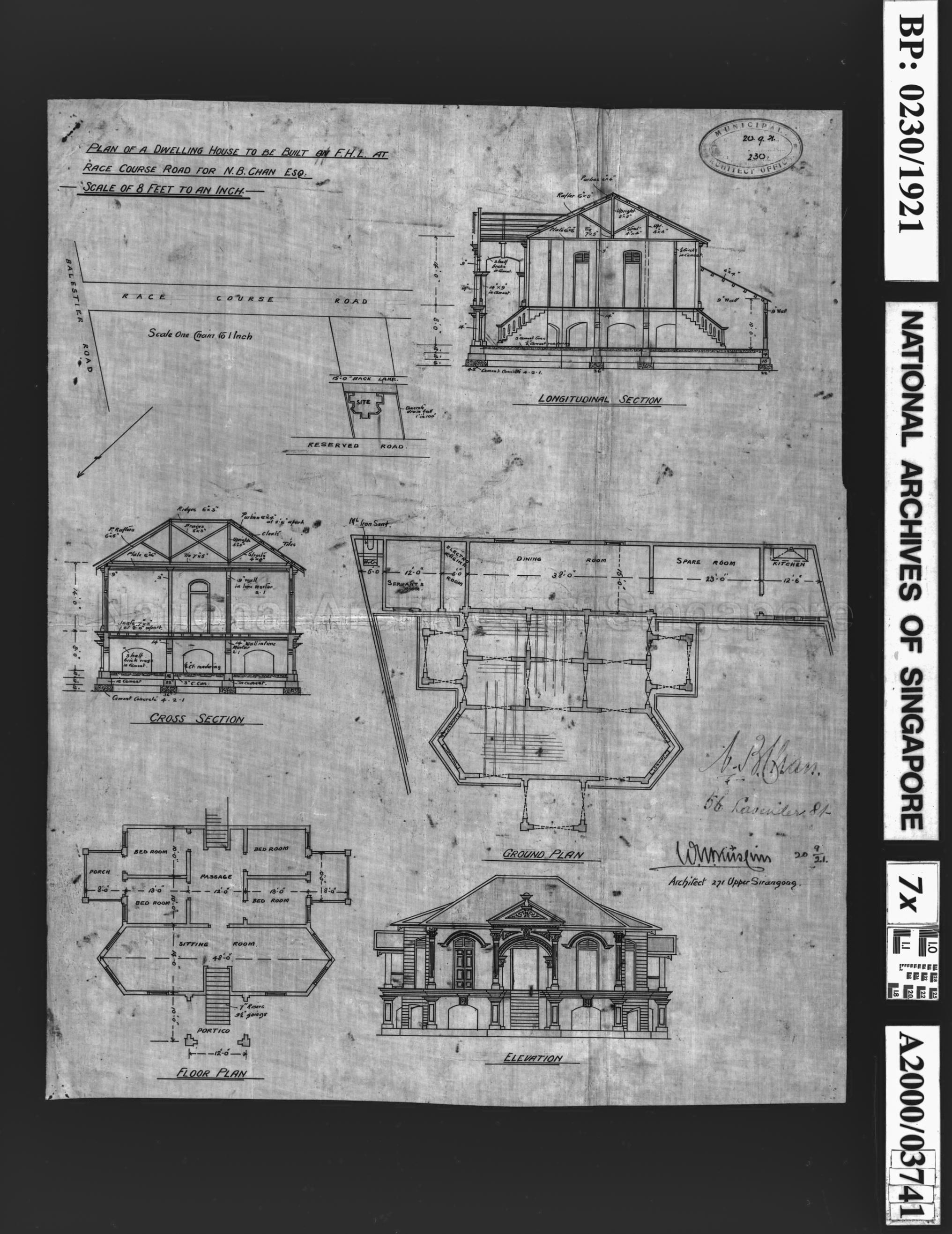 DWELLING HOUSE (WITH SITE PLAN)