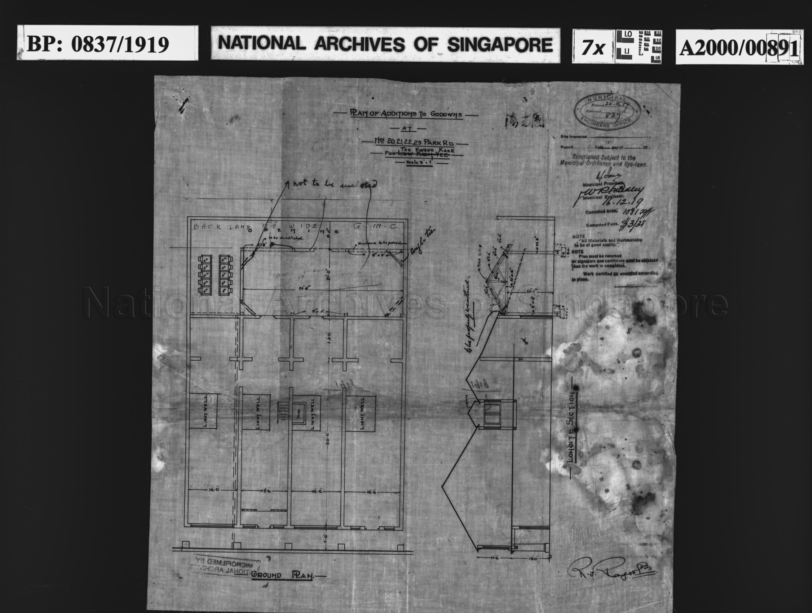 ADDITIONS TO GODOWNS