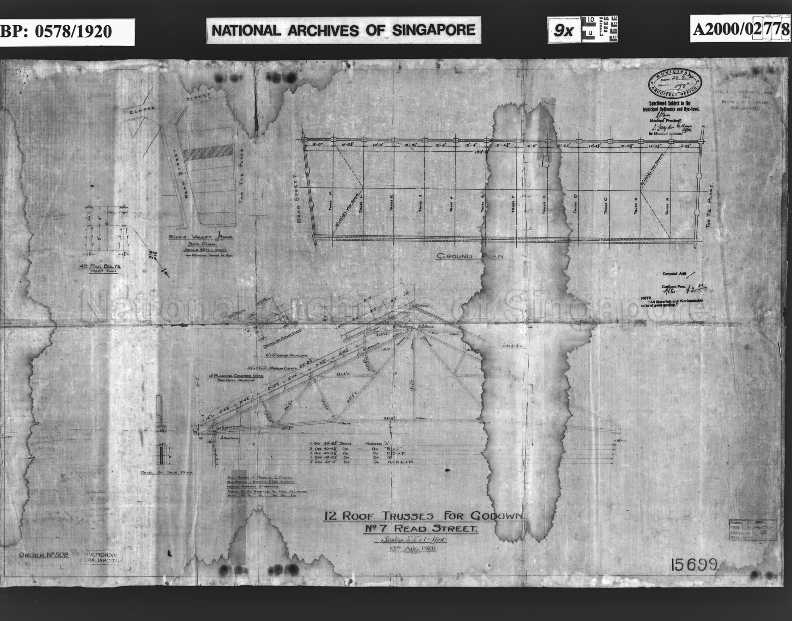 12 ROOF TRUSSES FOR GODOWN