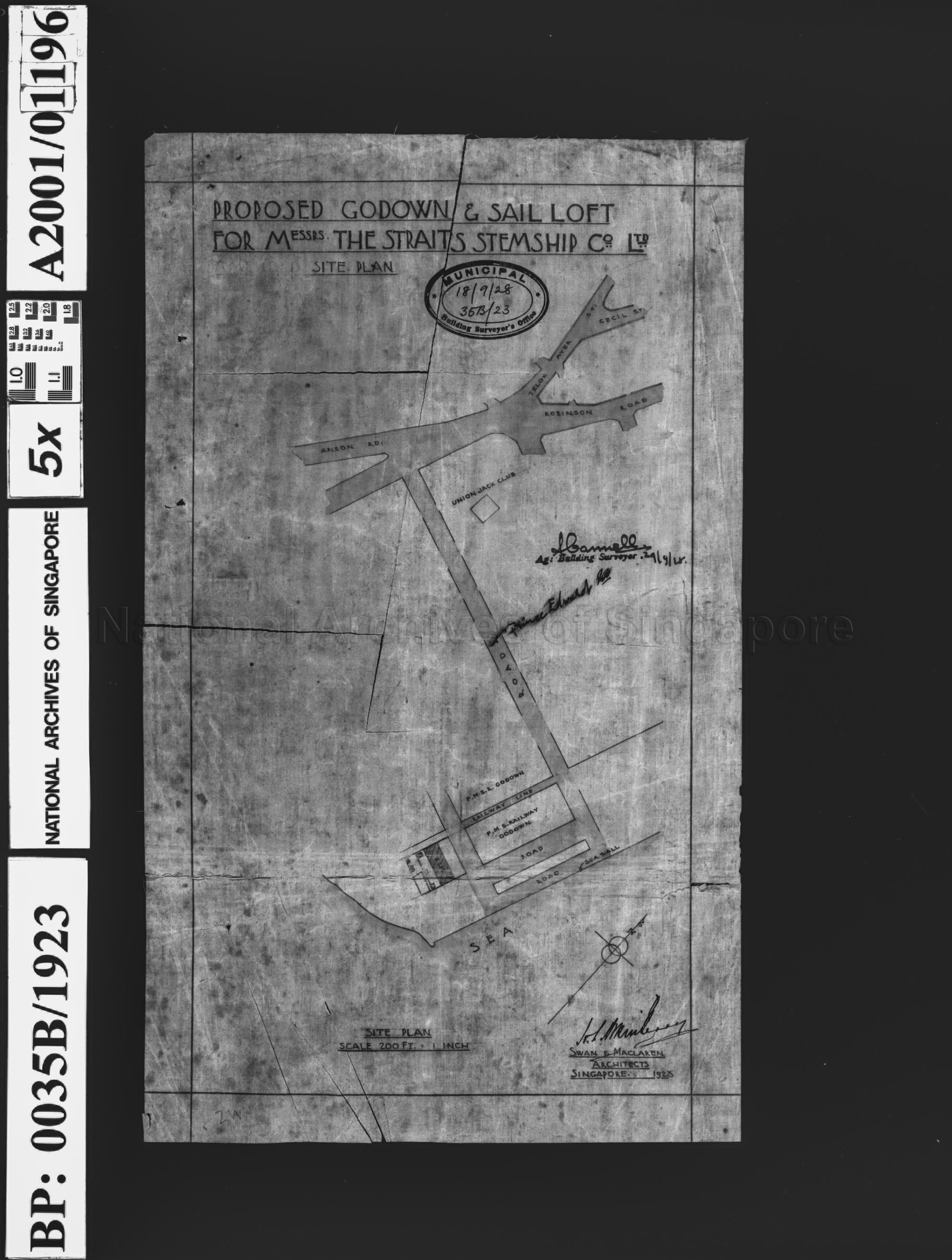GODOWN AND SAIL LOFT - SITE PLAN