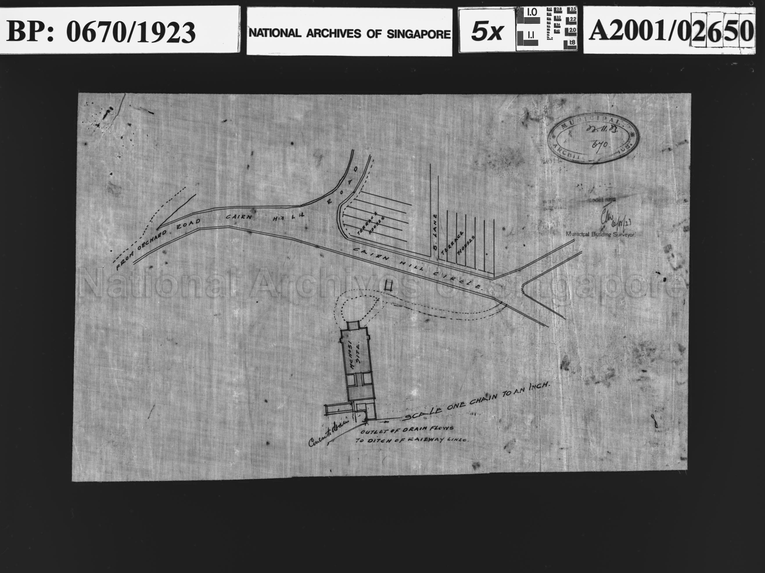 ADDITIONS TO BUNGALOW, SITE PLAN