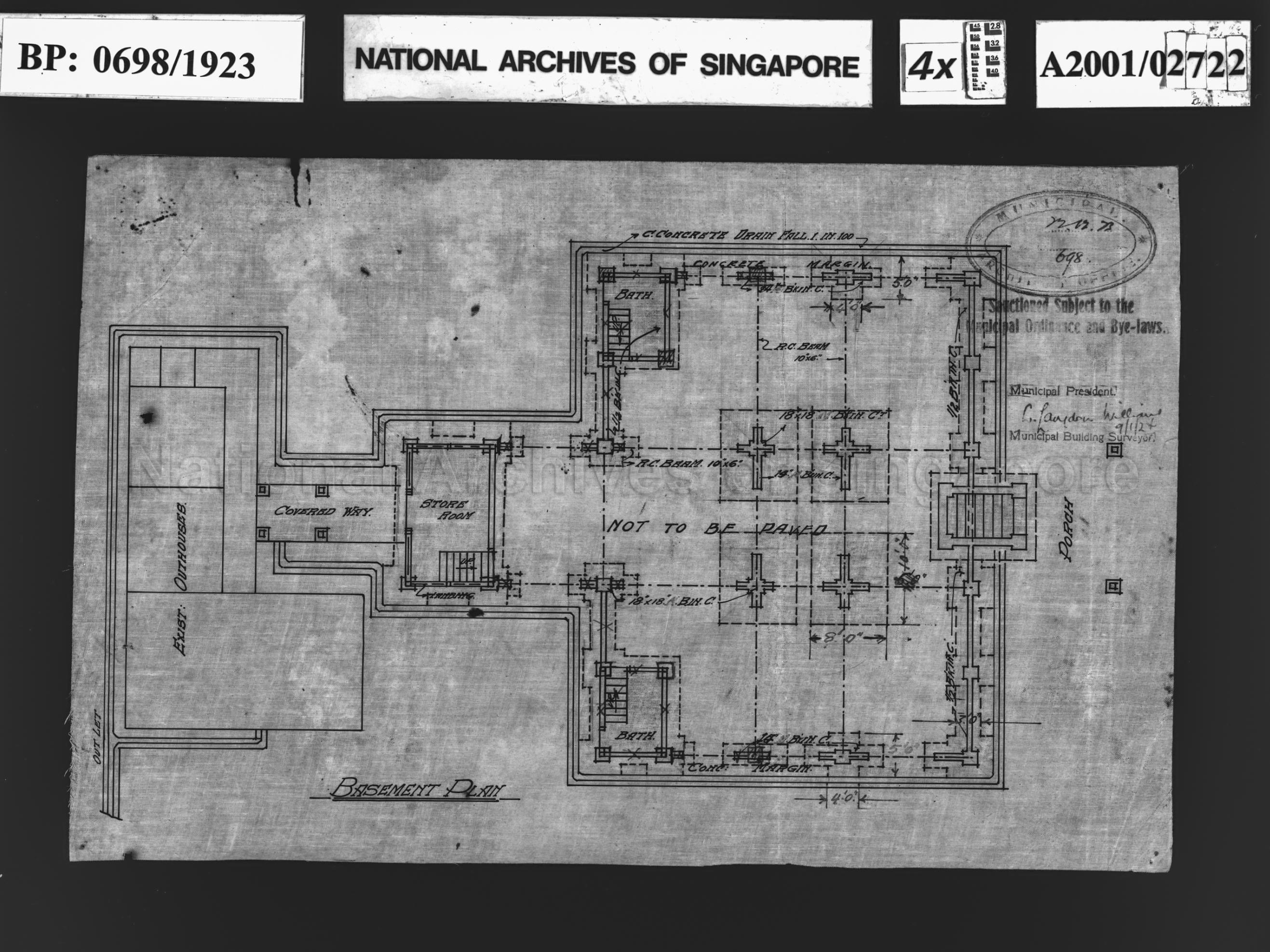 (UNTITLED - BUNGALOW) - BASEMENT PLAN
