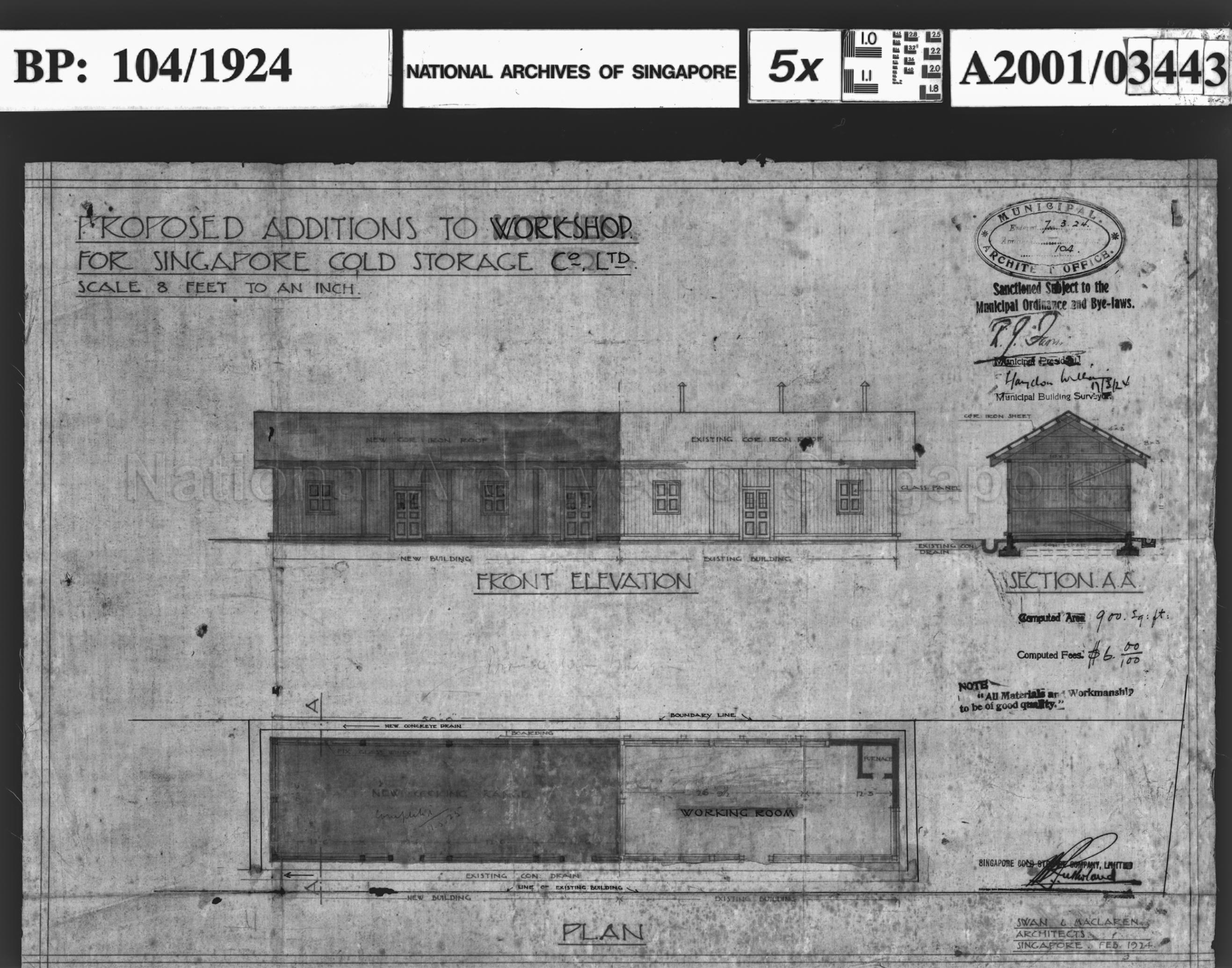 ADDITIONS TO WORKSHOP