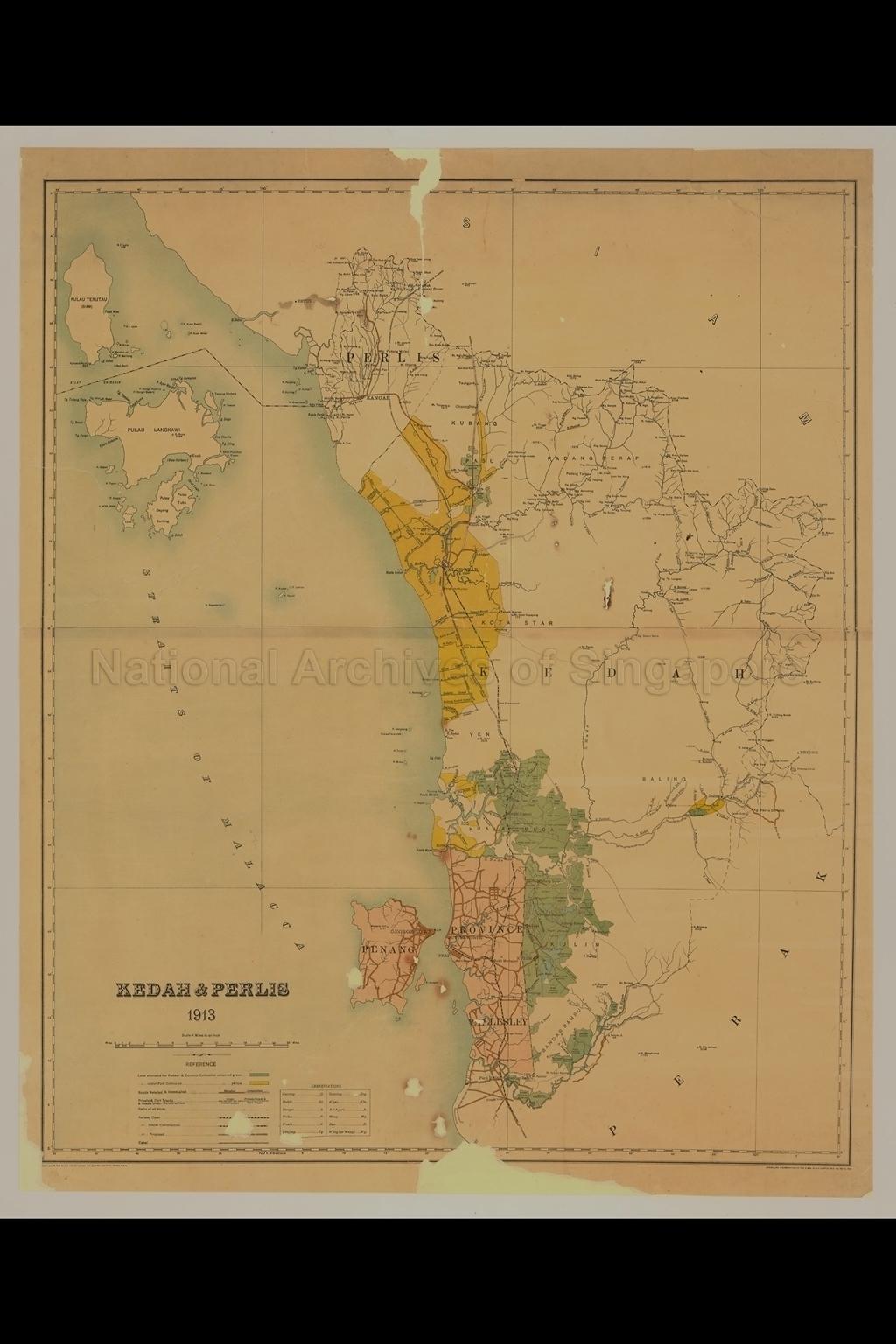 Kedah And Perlis, 1913