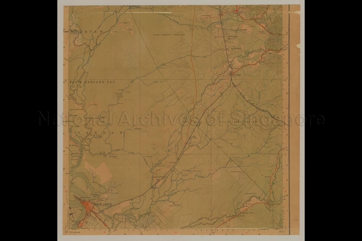 Federated Malay States (F.M.S.) Topo. (Index To Districts,  …